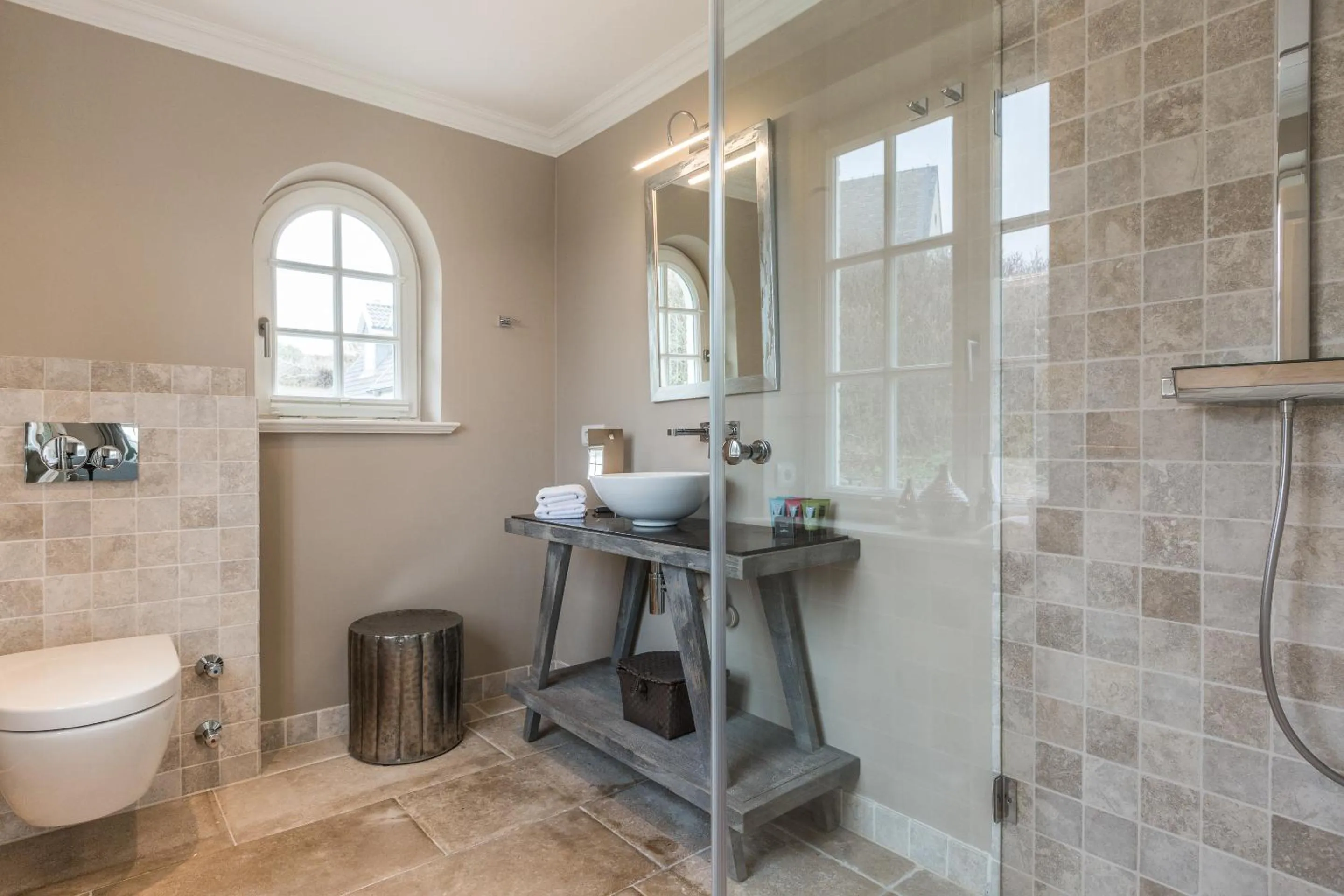 Shower in ApartHotel Seepferdchen