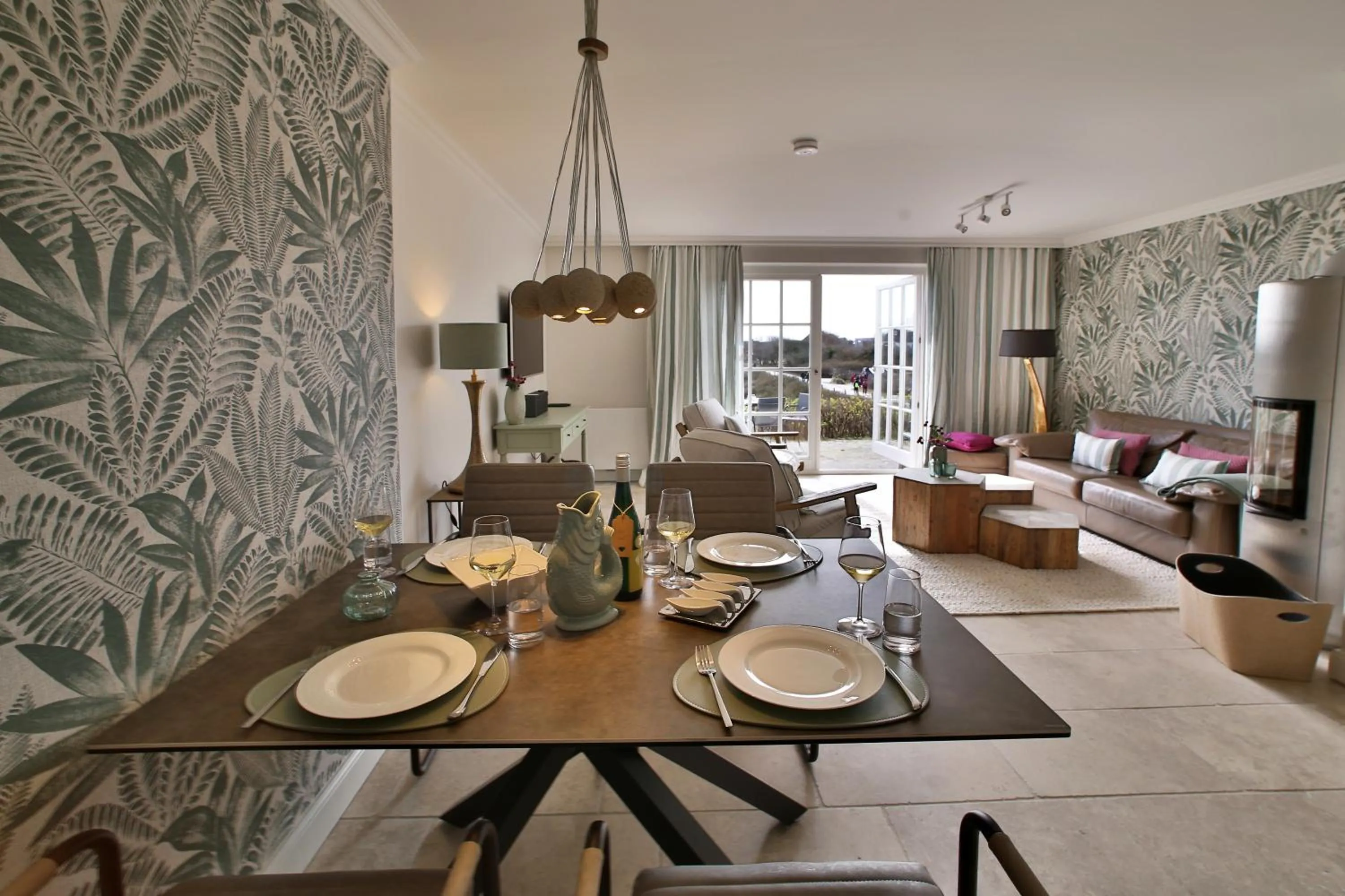 Balcony/Terrace in ApartHotel Seepferdchen