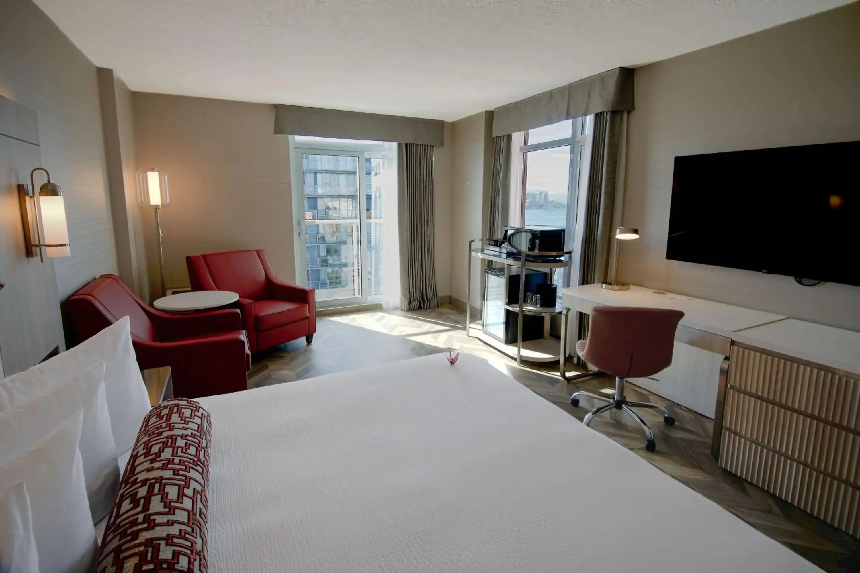 View (from property/room), Bed in Coast Victoria Hotel & Marina by APA View (from property/room), Bed in Coast Victoria Hotel & Marina by APA