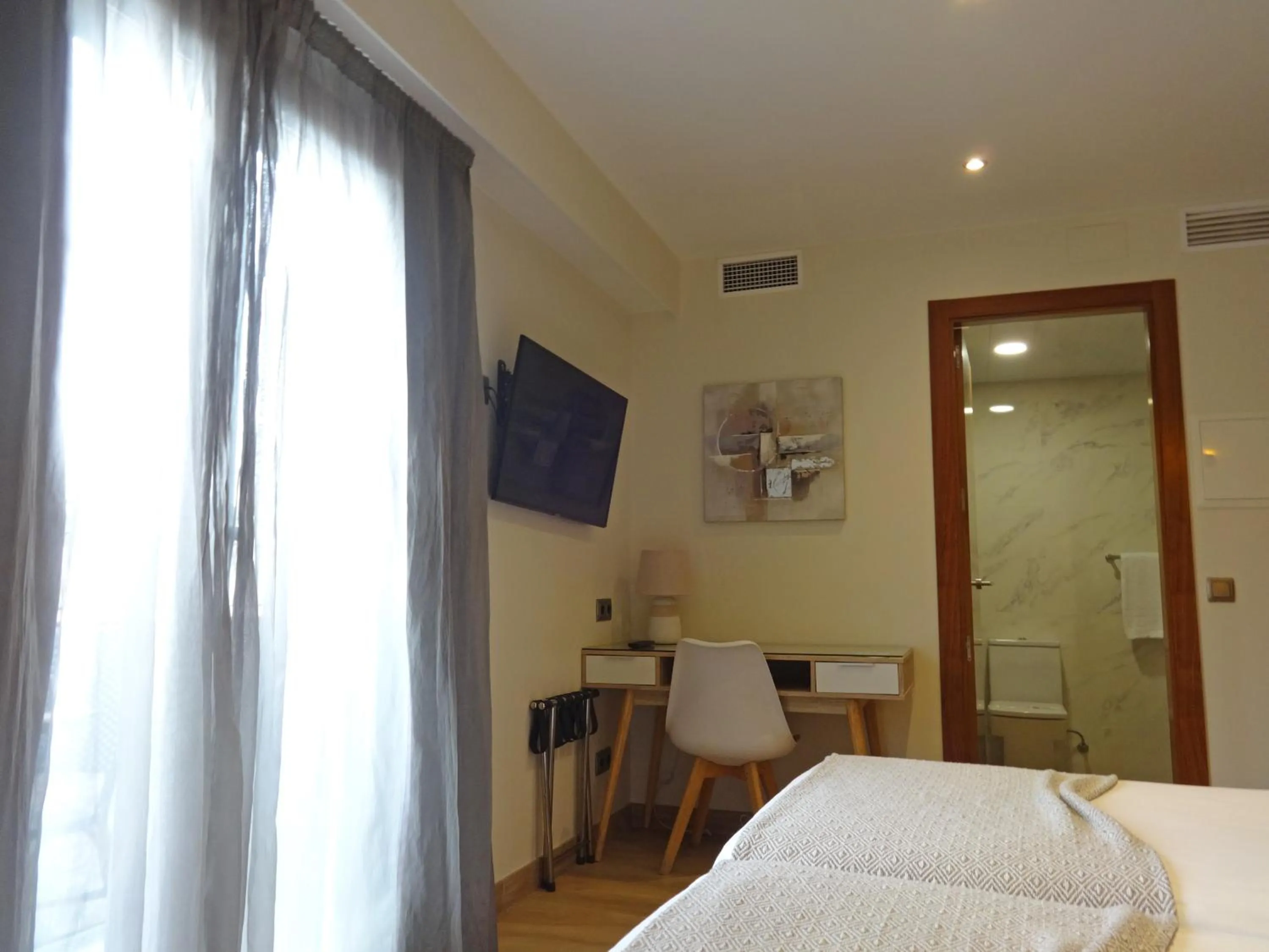 Bed in Hotel Lloret Ramblas