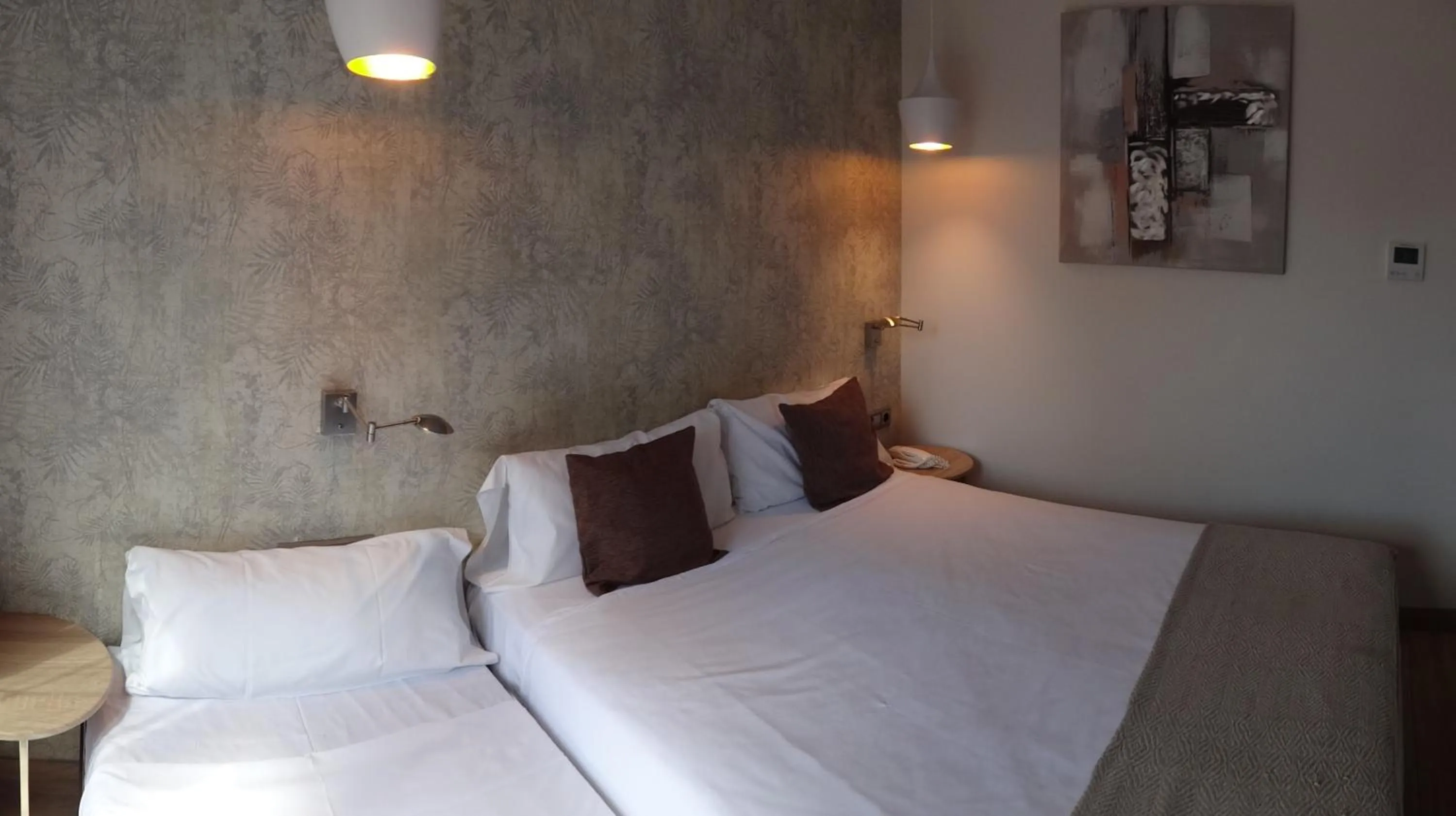 Bed in Hotel Lloret Ramblas