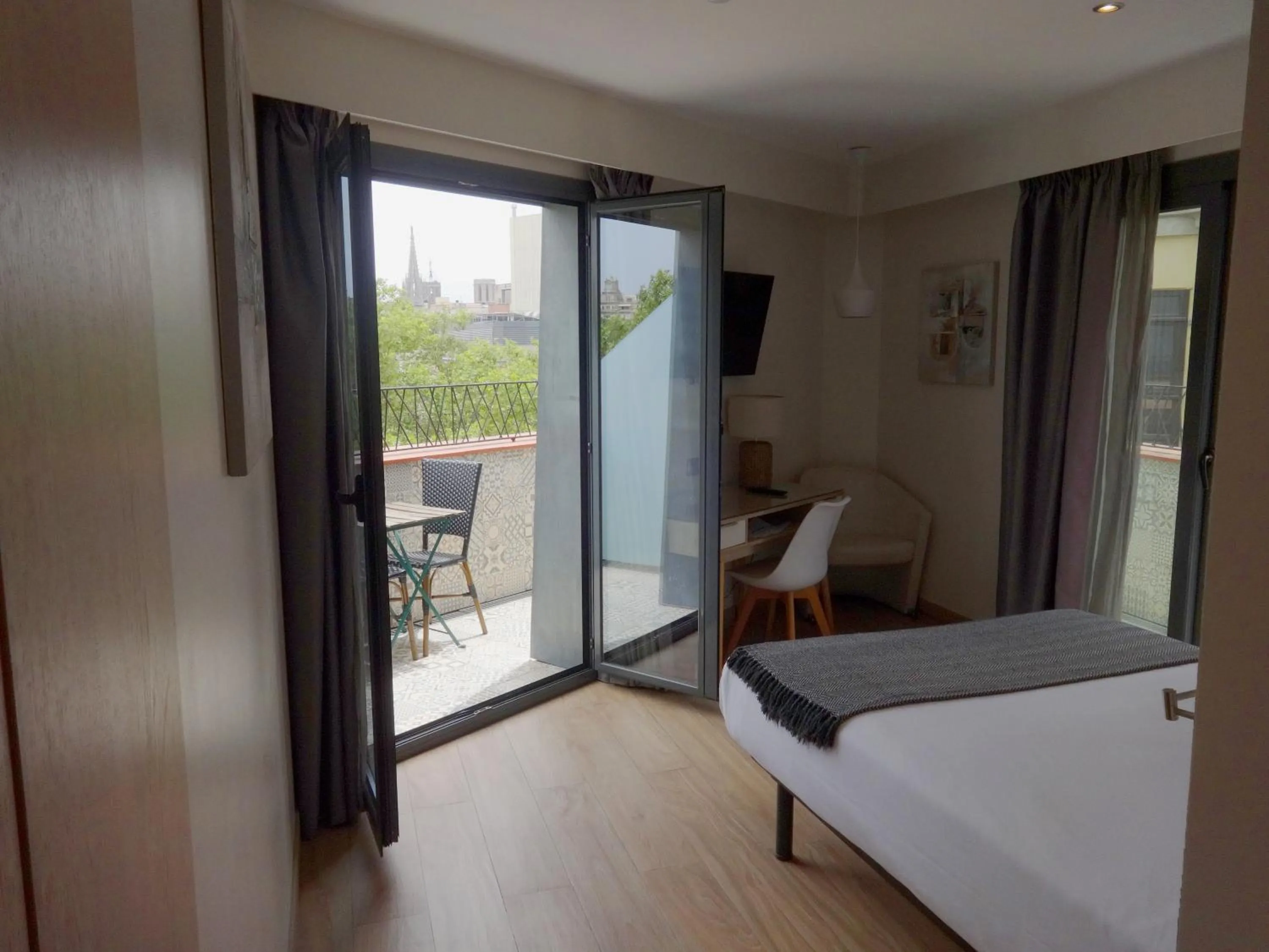 Bed in Hotel Lloret Ramblas