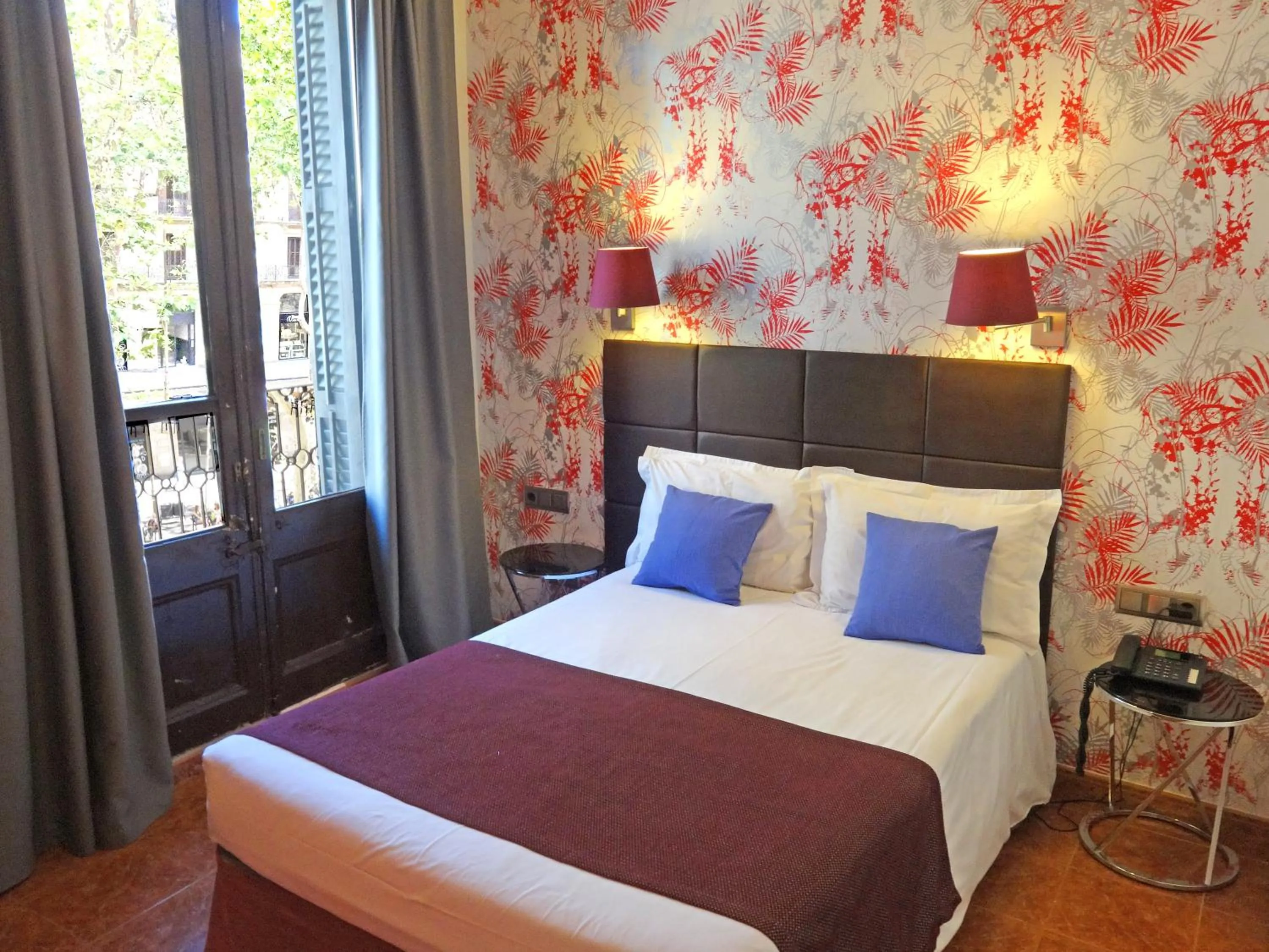 Bed in Hotel Lloret Ramblas