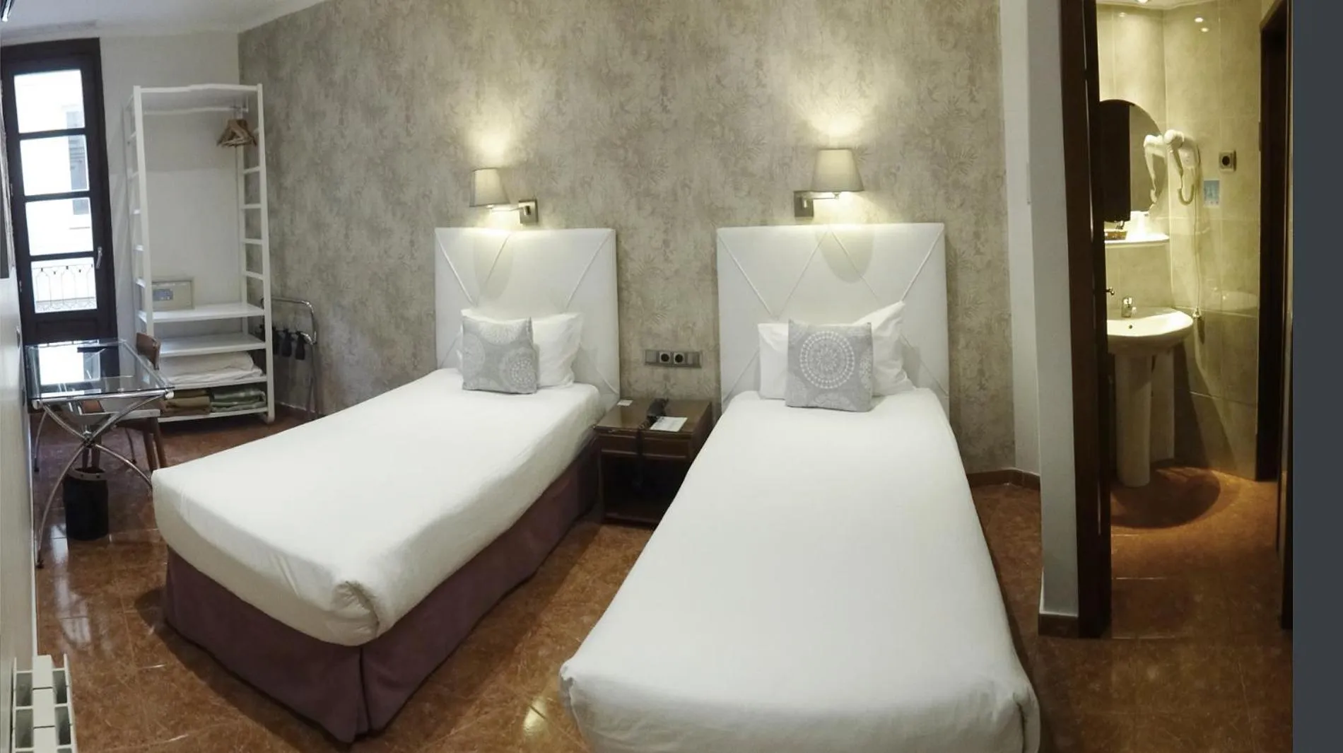 Bed in Hotel Lloret Ramblas