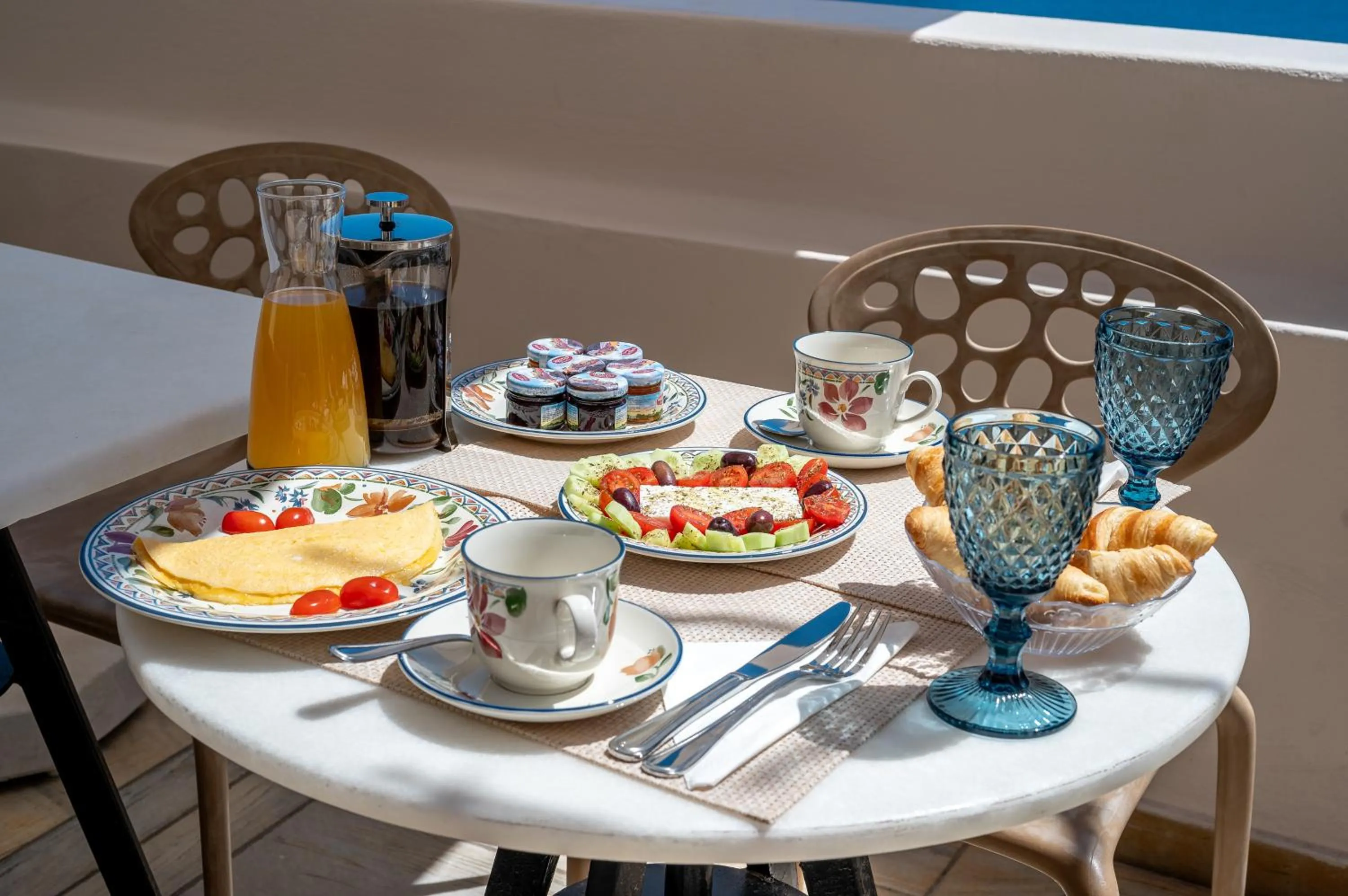 Breakfast in Passion Blue Villas