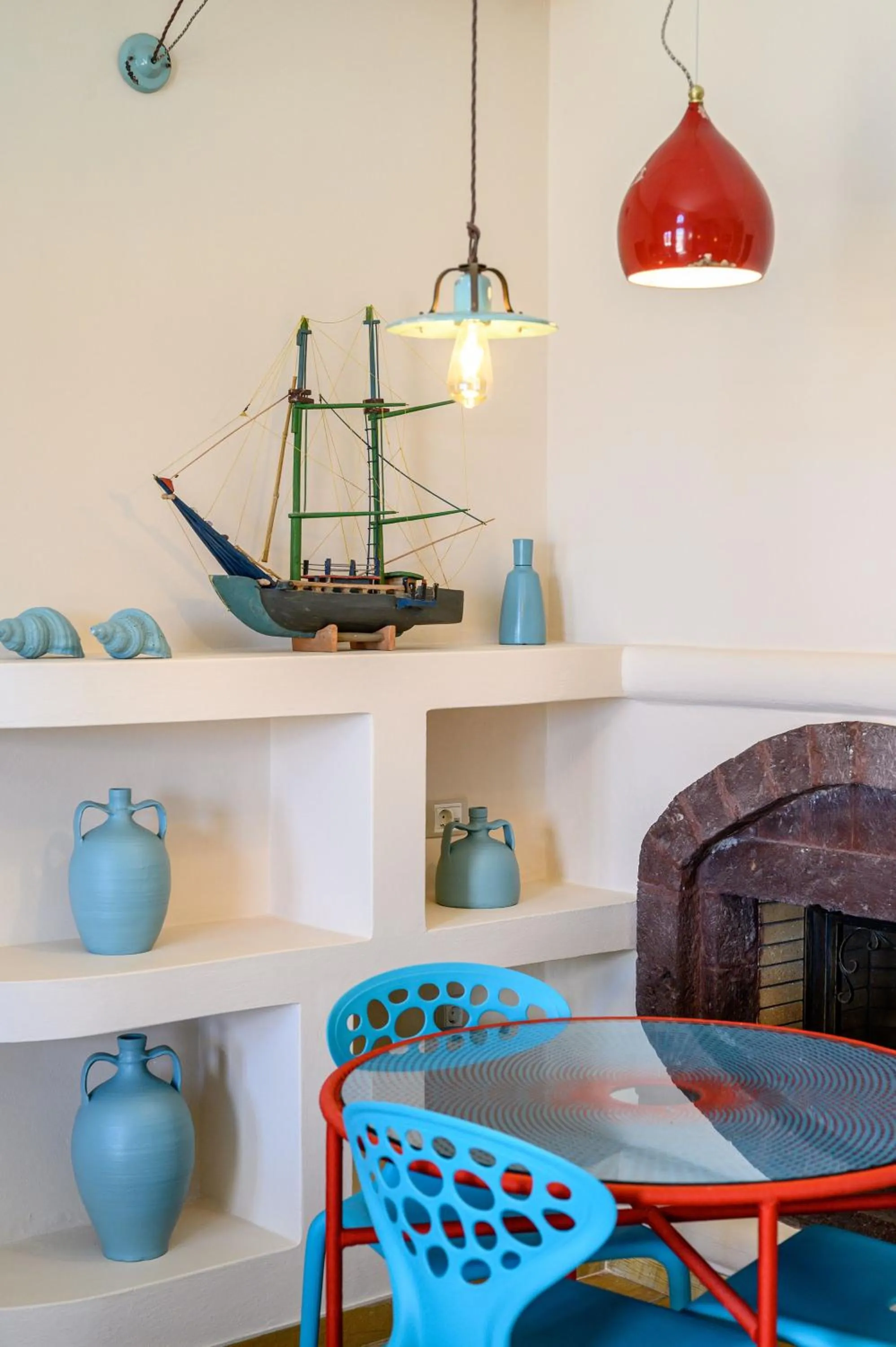 Living room in Passion Blue Villas