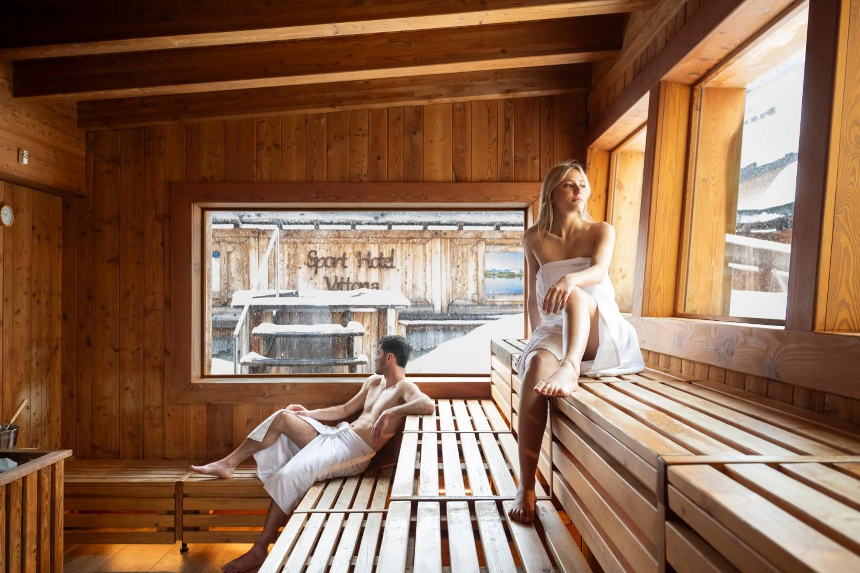 Sauna in Sport Hotel Vittoria