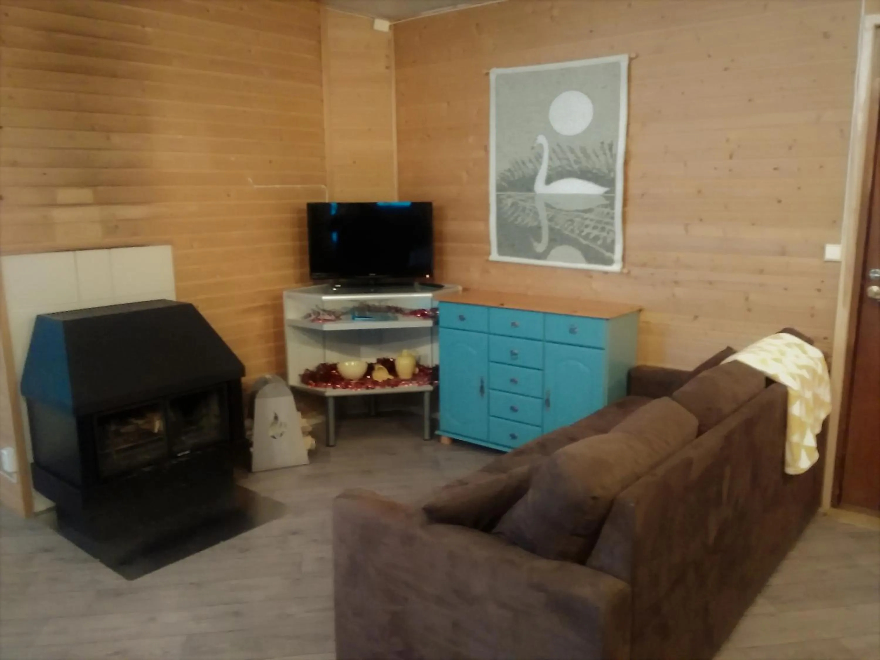 Communal lounge/ TV room in Lomakoivulehto