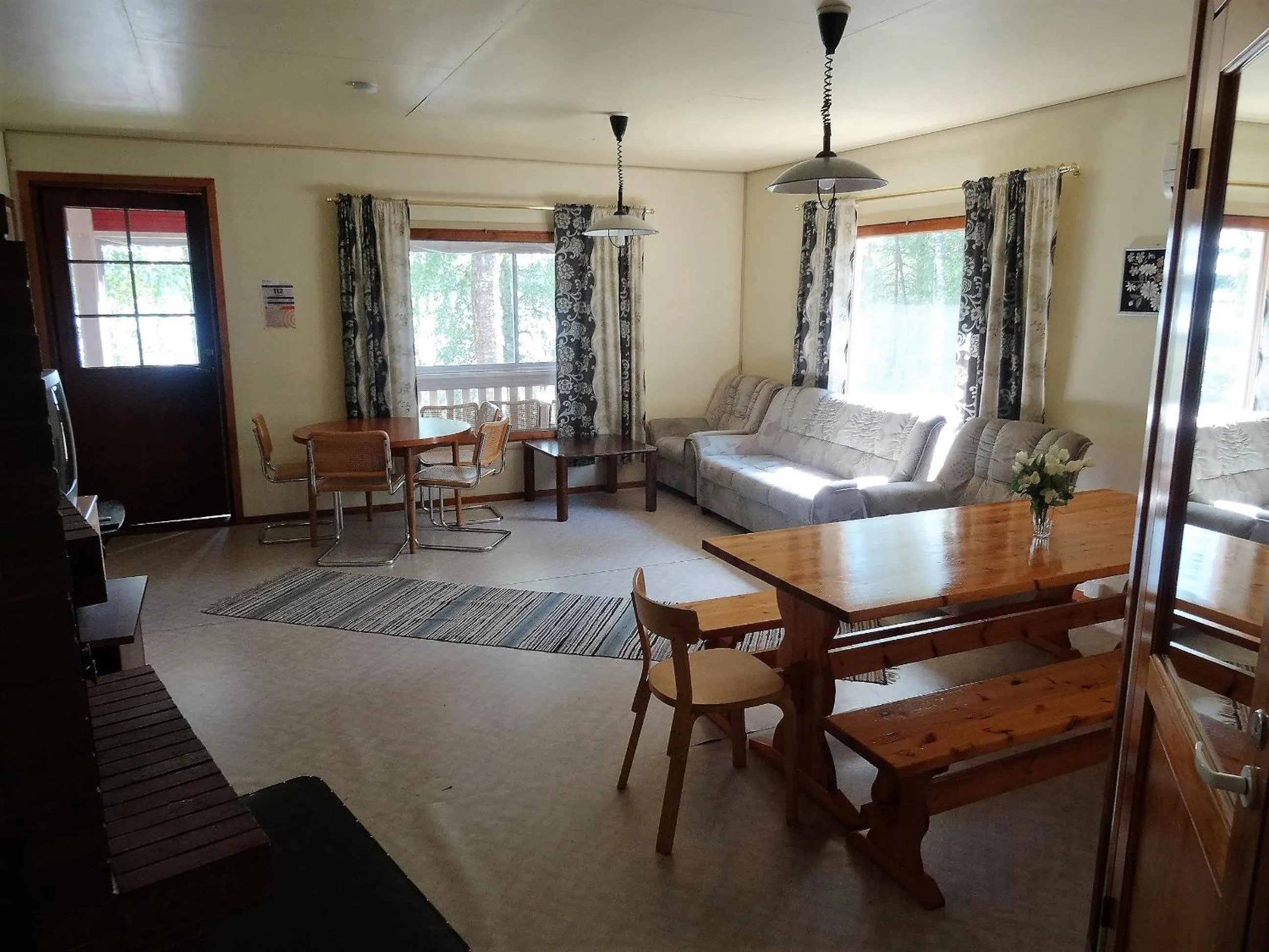 Living room in Lomakoivulehto