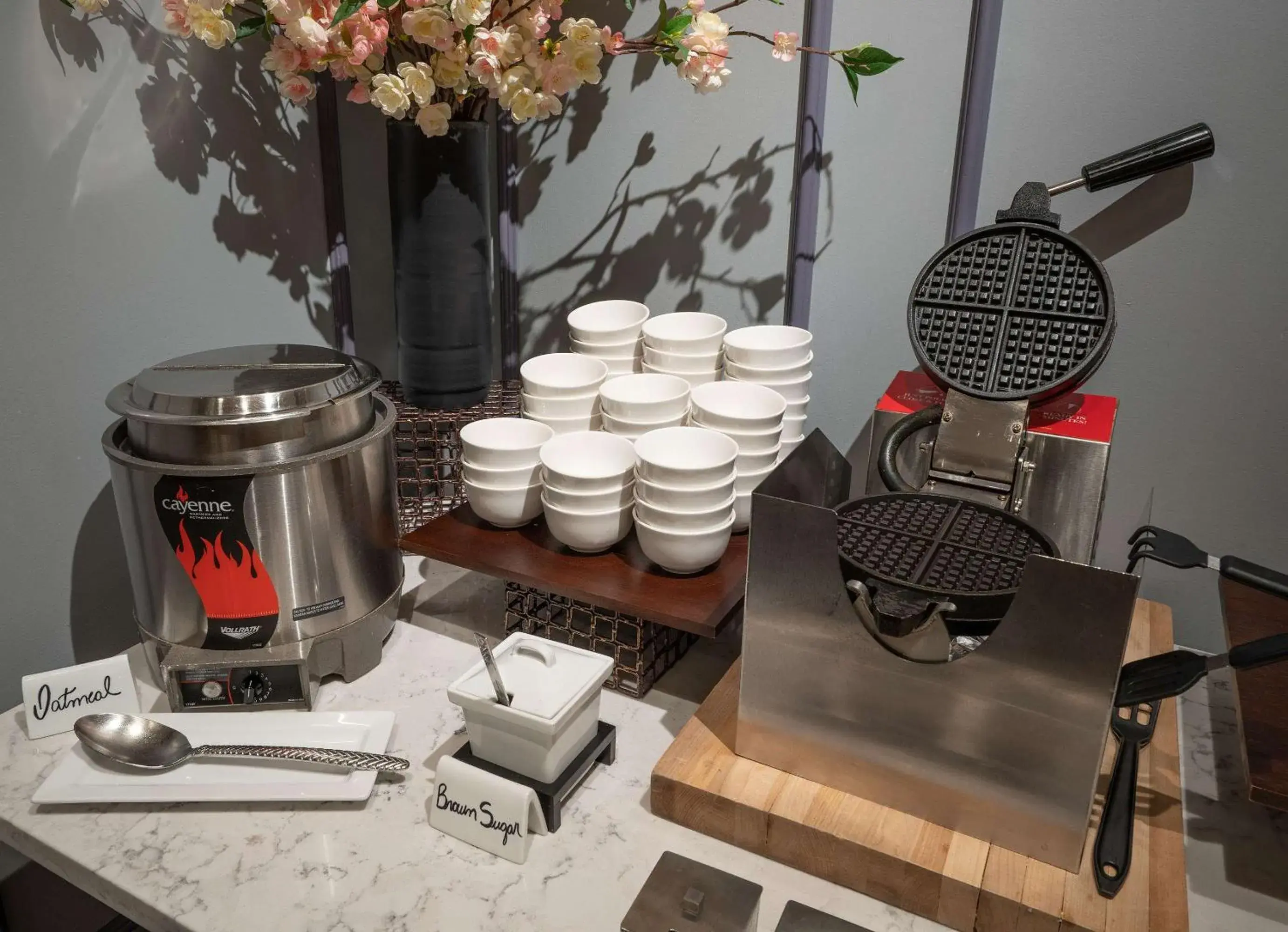 Breakfast in The Kendall Hotel at the Engine 7 Firehouse Breakfast in The Kendall Hotel at the Engine 7 Firehouse