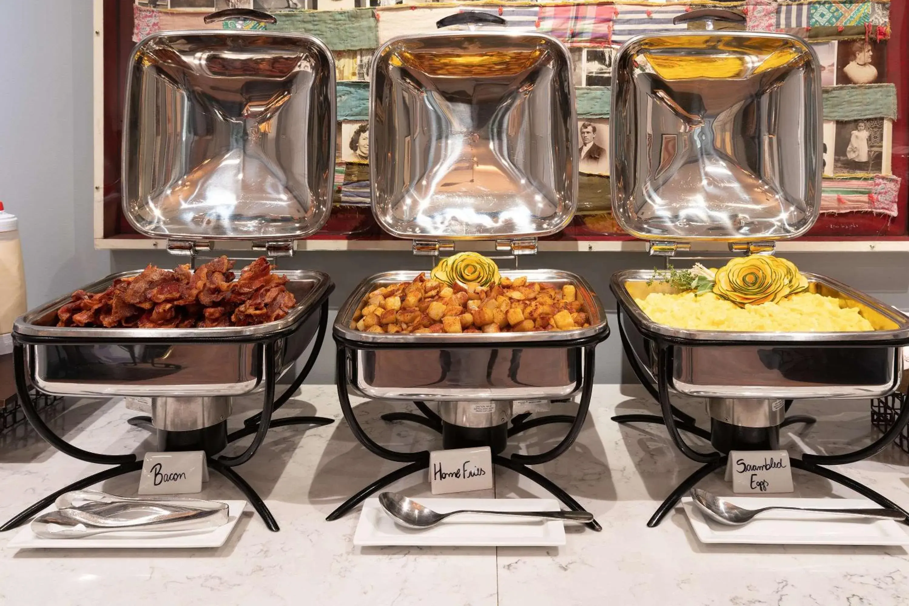 Breakfast in The Kendall Hotel at the Engine 7 Firehouse Breakfast in The Kendall Hotel at the Engine 7 Firehouse