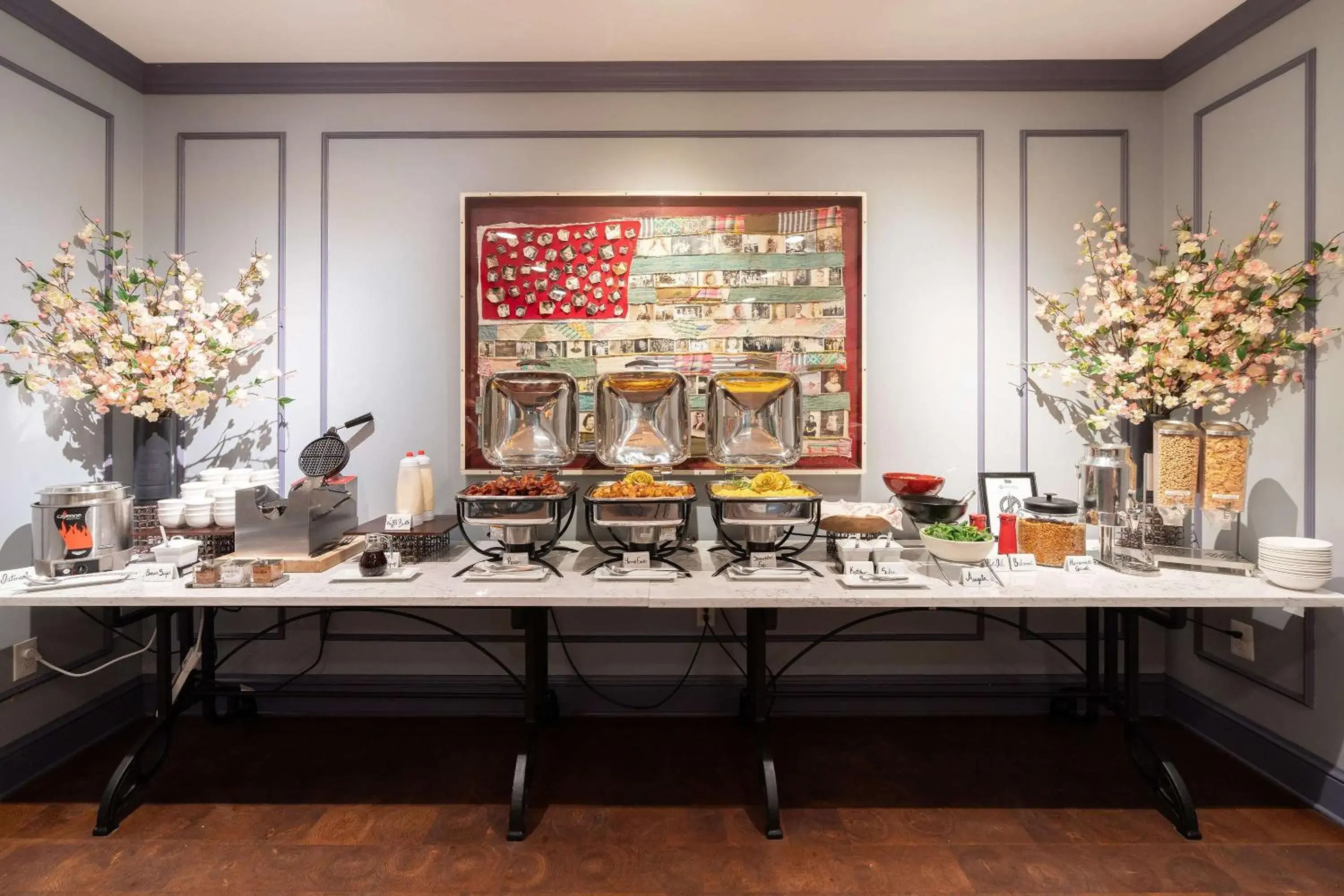 Breakfast in The Kendall Hotel at the Engine 7 Firehouse Breakfast in The Kendall Hotel at the Engine 7 Firehouse