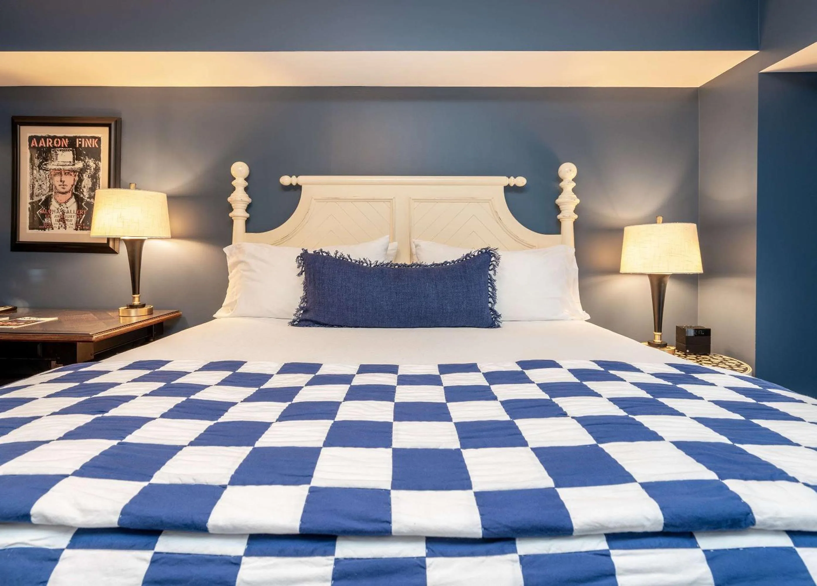 Bedroom, Bed in The Kendall Hotel at the Engine 7 Firehouse