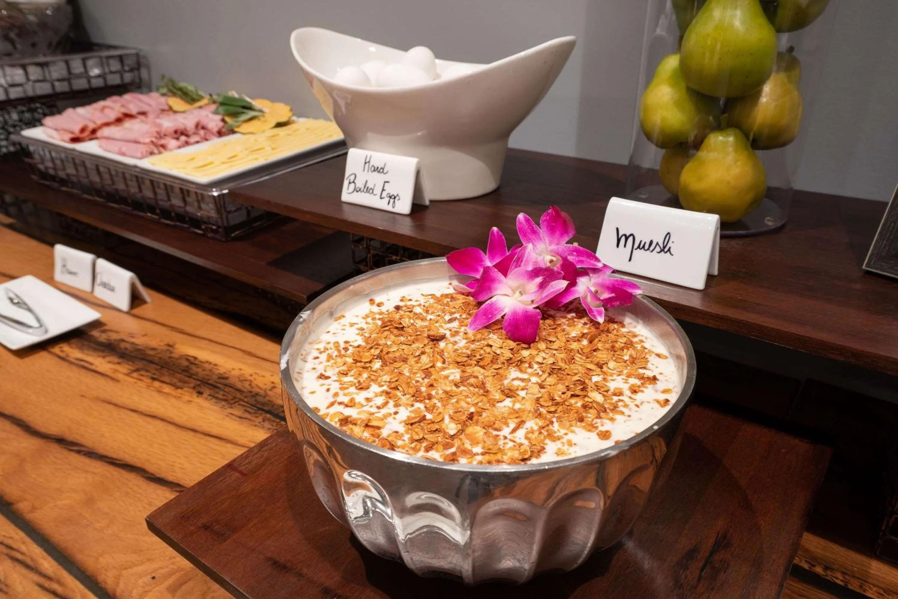 Breakfast in The Kendall Hotel at the Engine 7 Firehouse