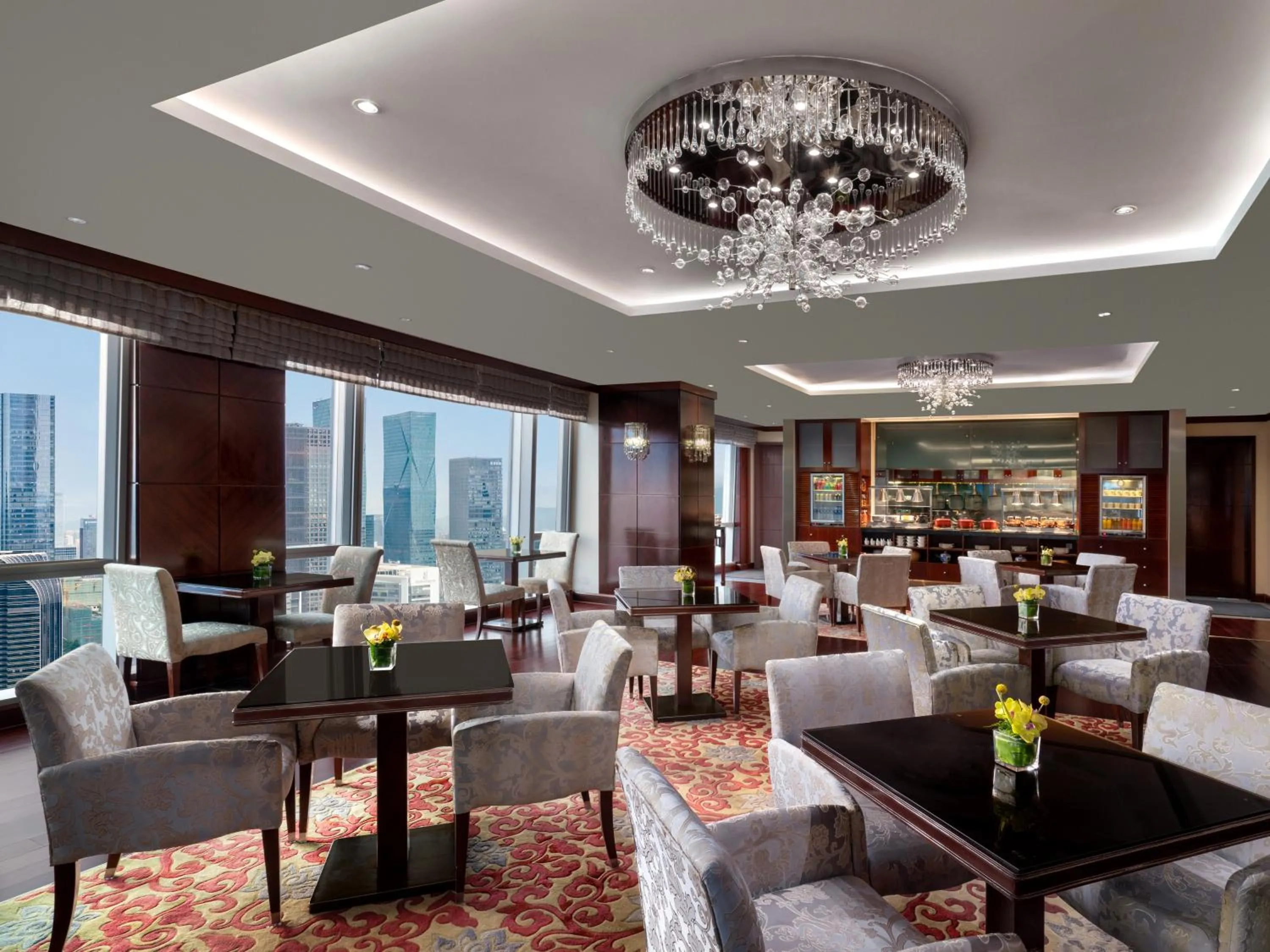 Lounge or bar in Futian Shangri-La, Shenzhen,Near to Shenzhen Convention&Exhibition Centre, Futian Railway Station