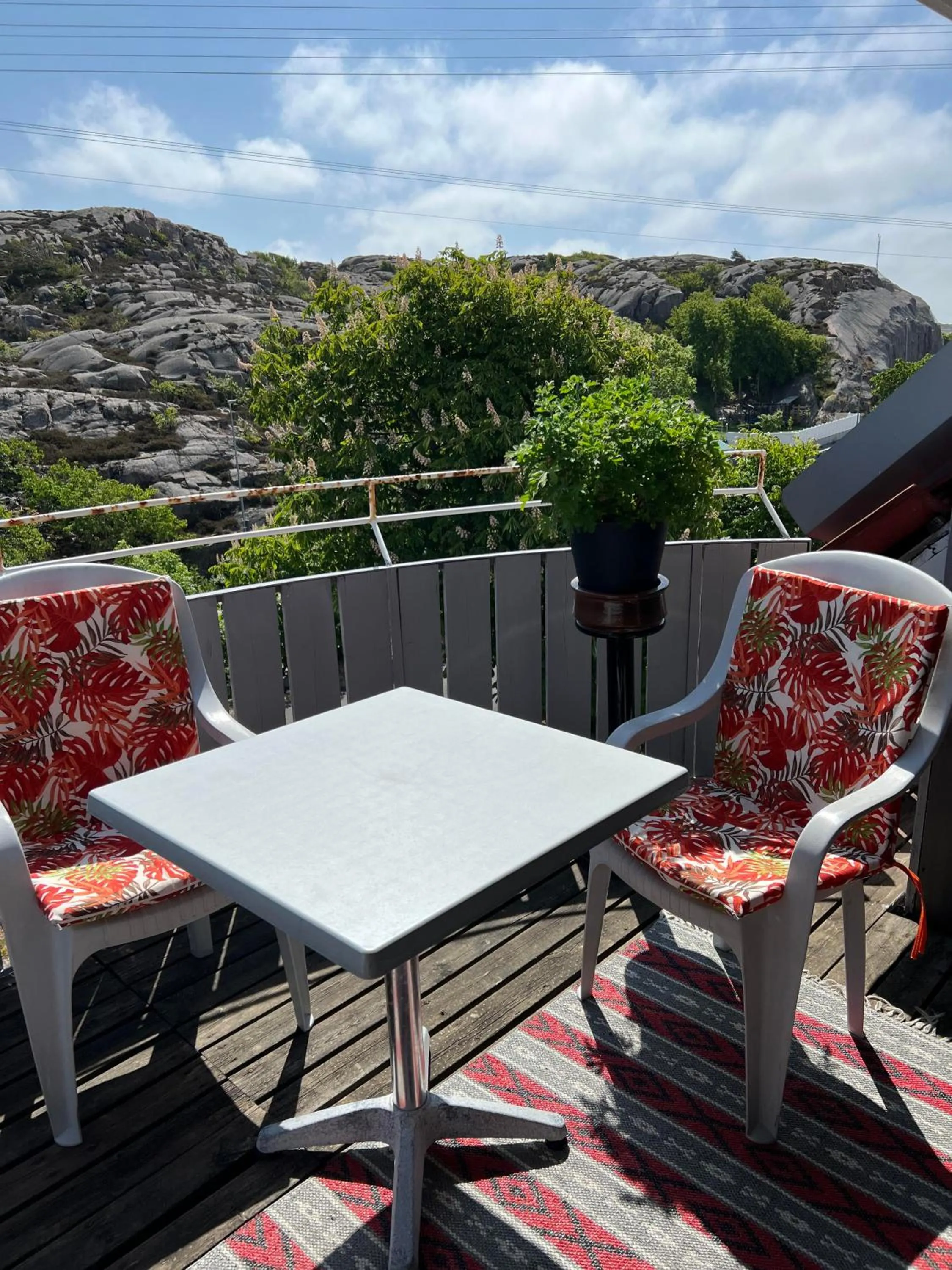 Balcony/Terrace in Kungshamns Vandrarhem