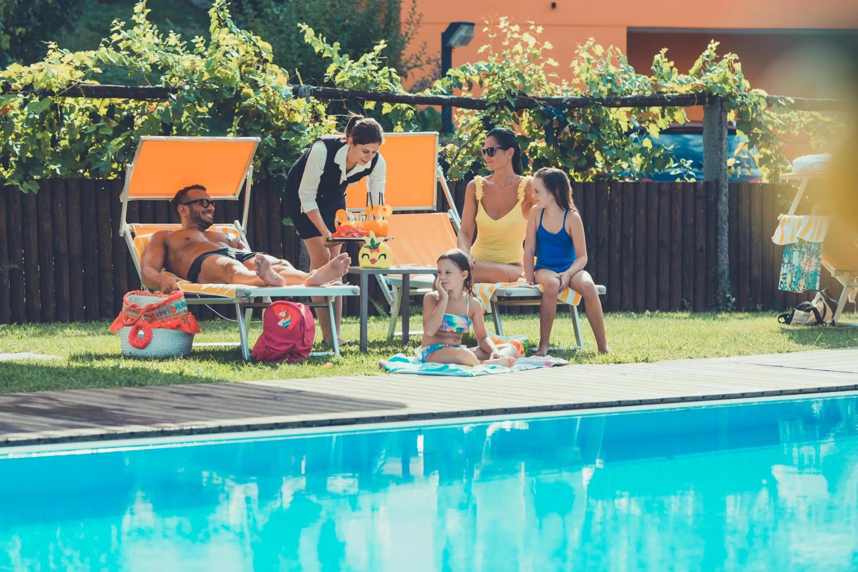 Swimming pool in B&B Toblerina