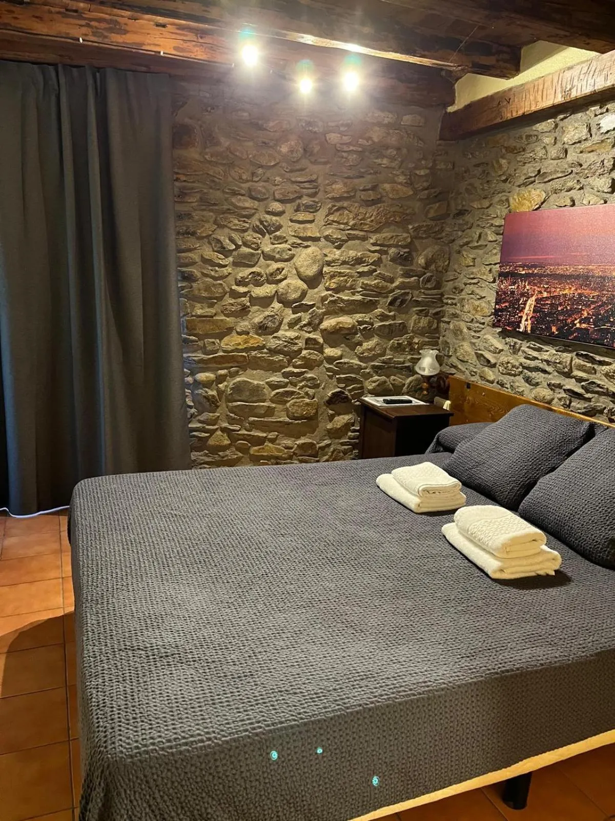 Bed in Hostal Rusó SC