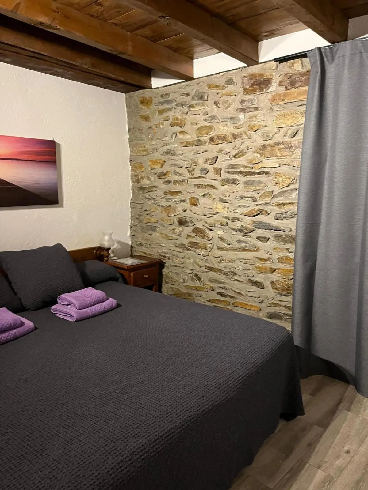 Bed in Hostal Rusó SC