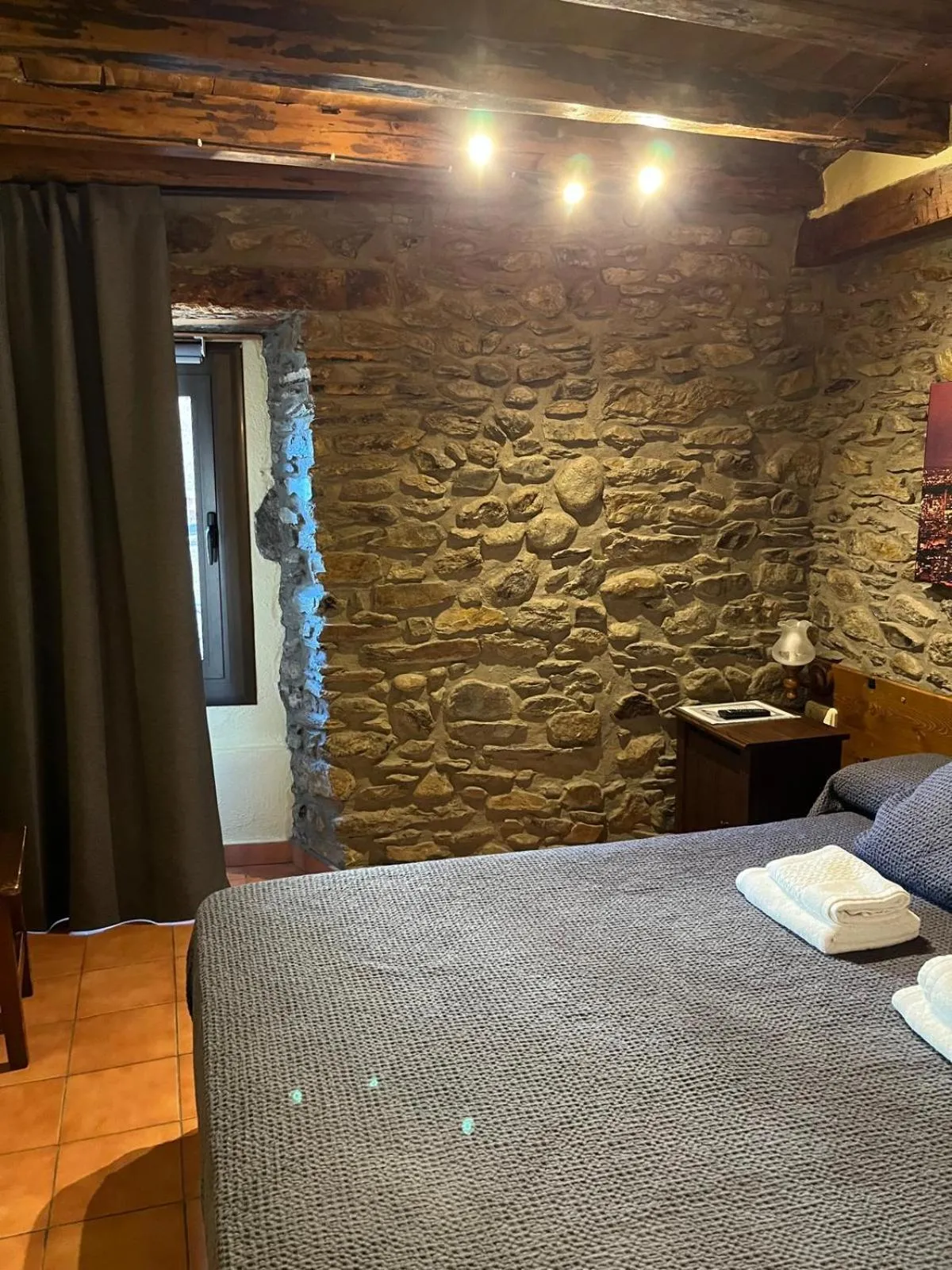 Bed in Hostal Rusó SC