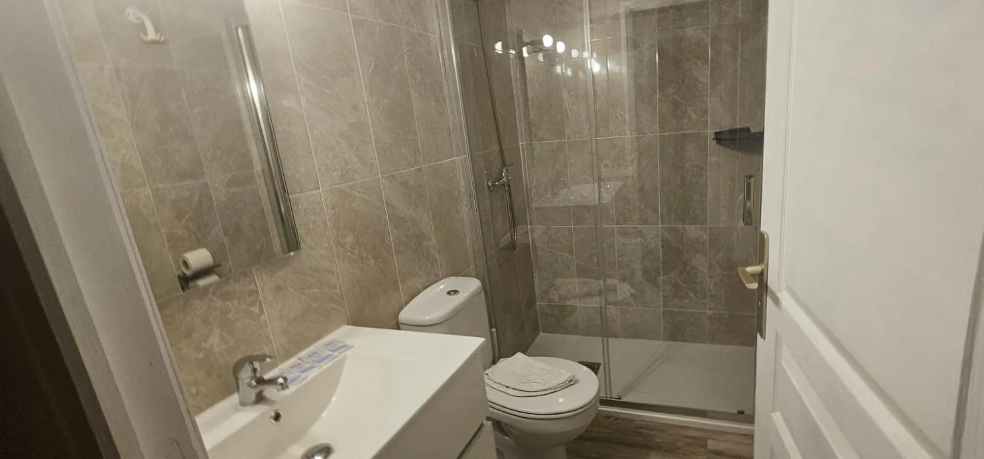 Bathroom in Hostal Rusó SC