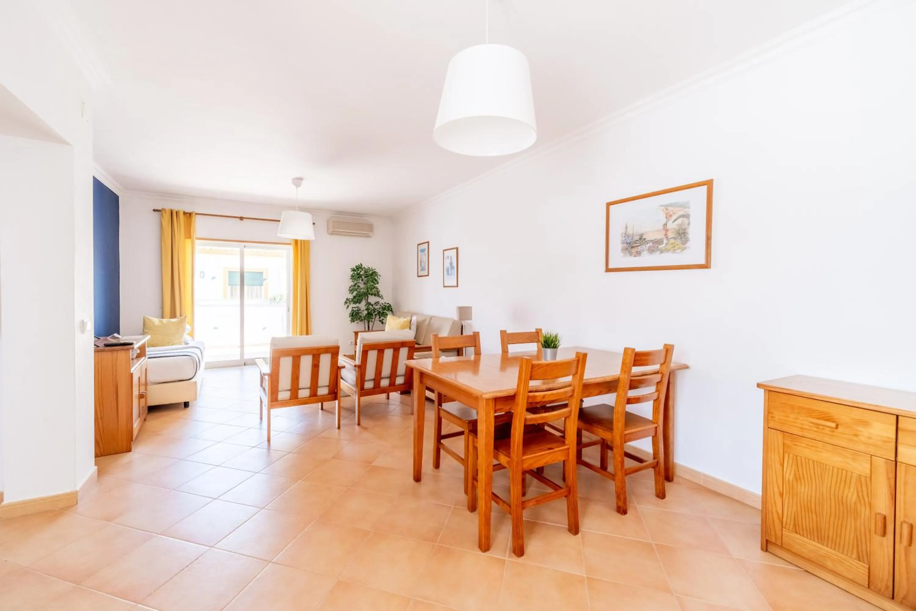 Living room in Oasis Beach Apartments