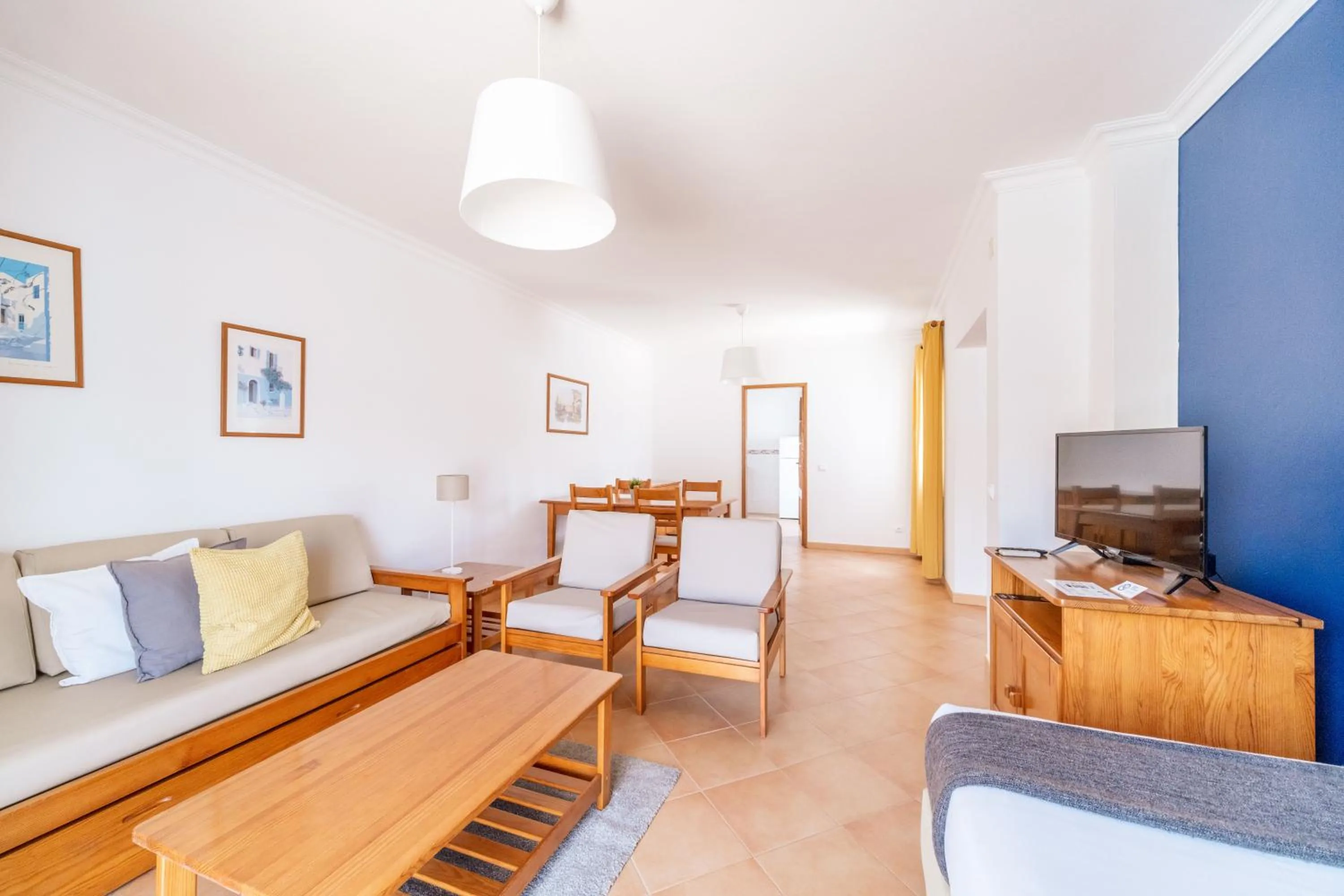 Living room in Oasis Beach Apartments