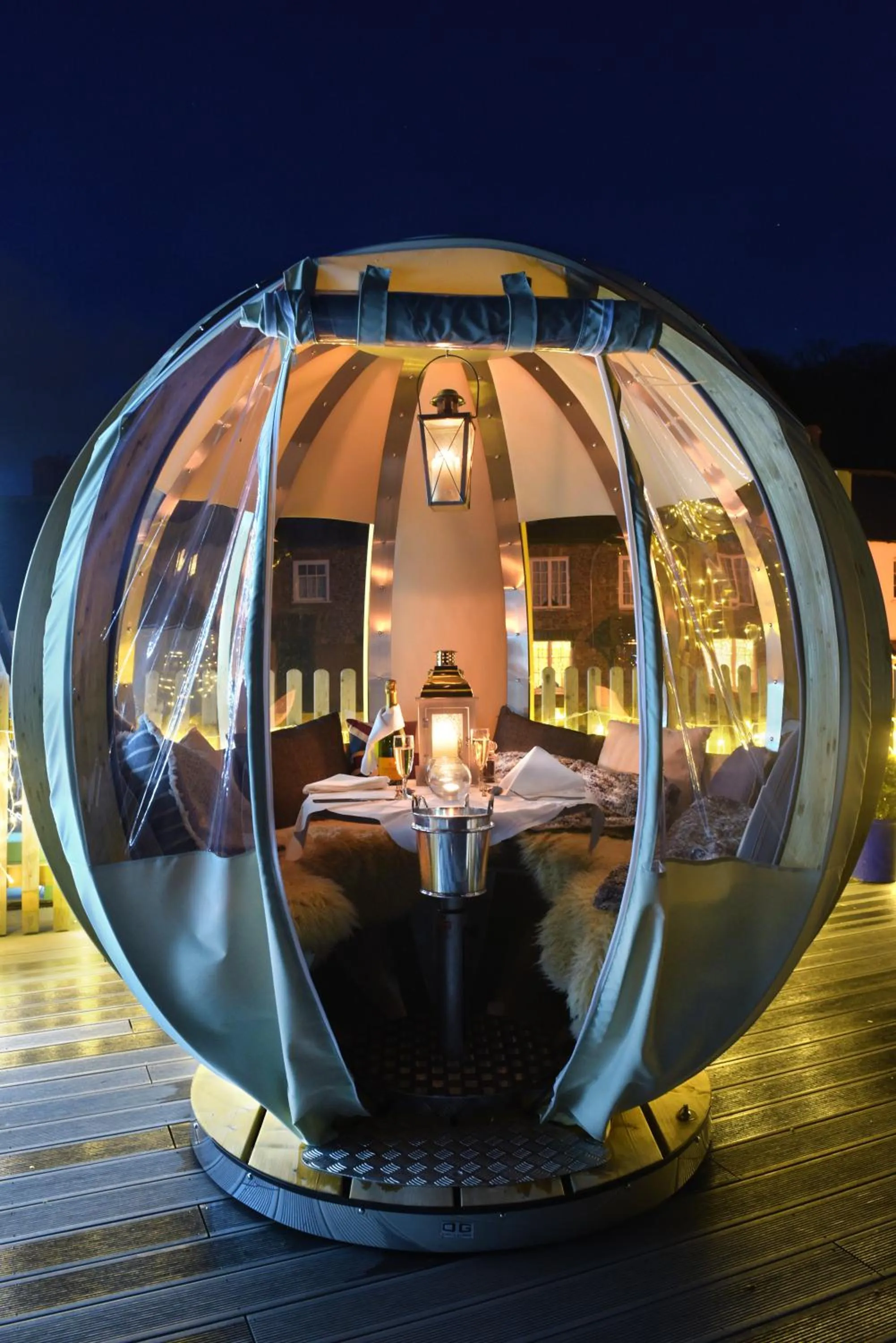 Patio in Luttrell Arms