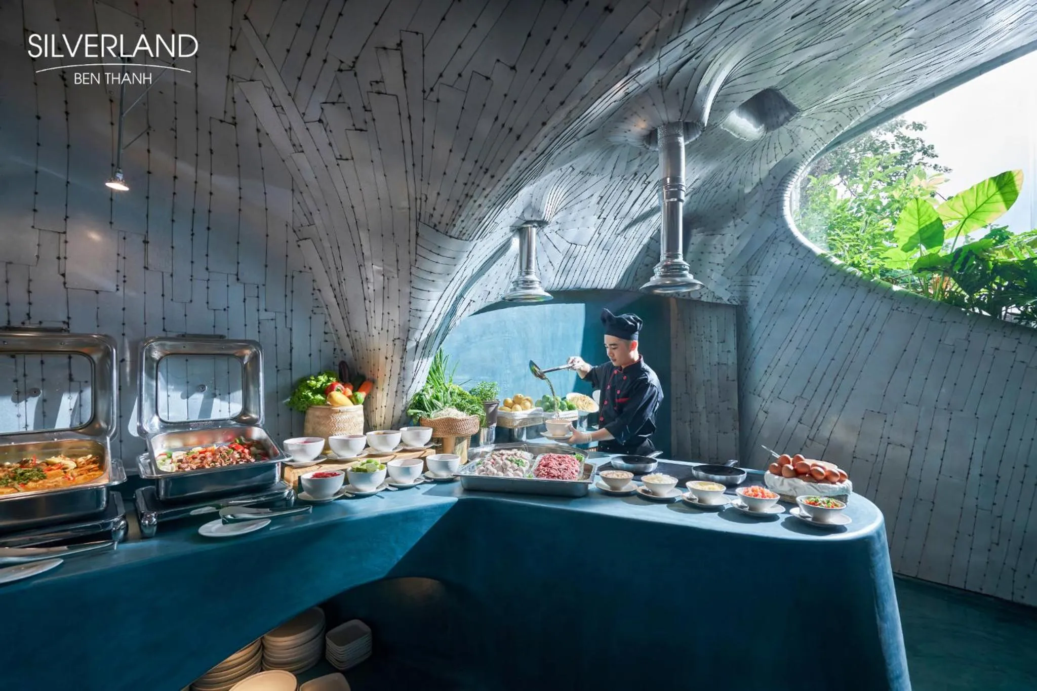 Buffet breakfast in Silverland Bến Thành