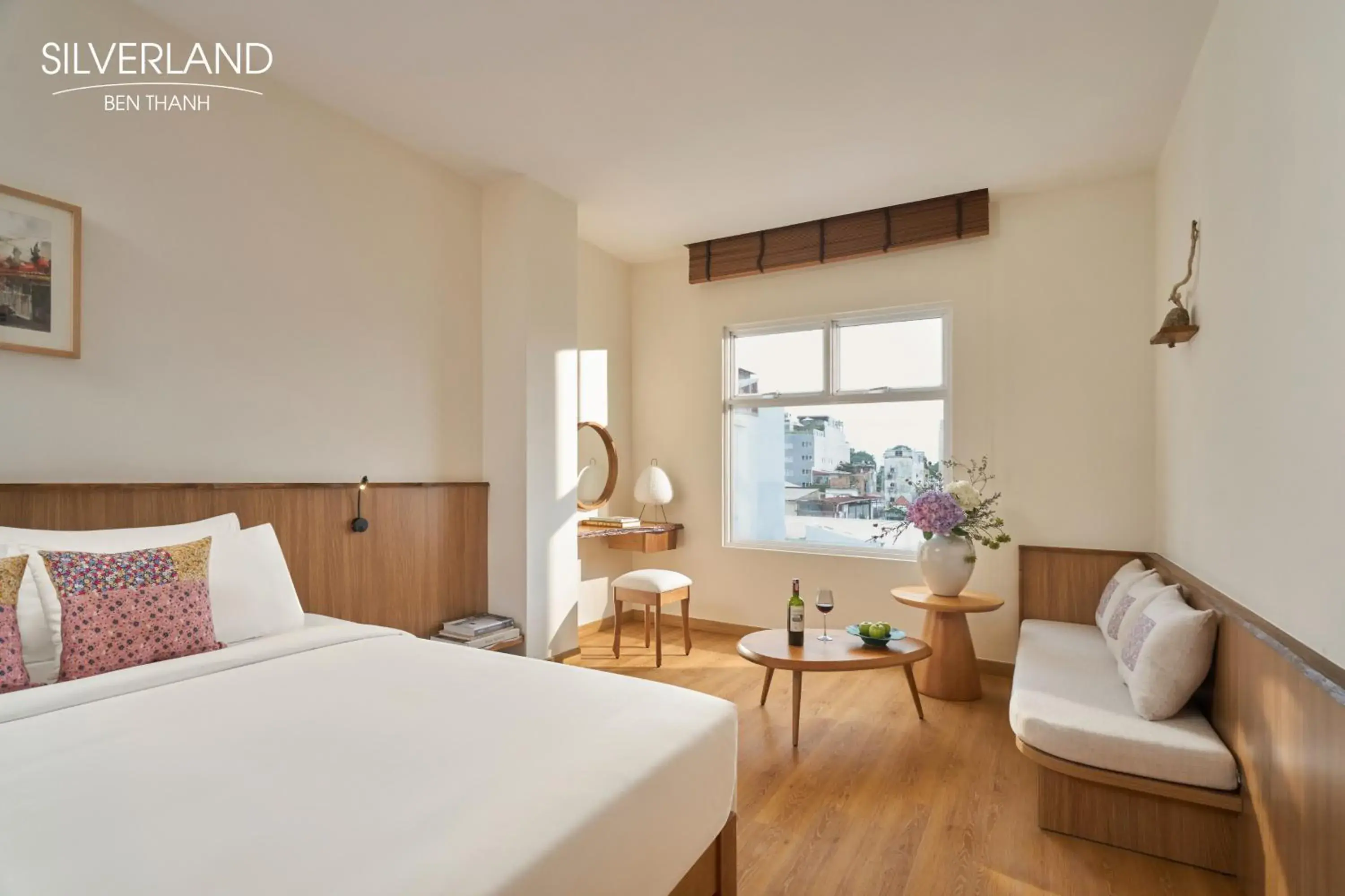 View (from property/room), Bed in Silverland Bến Thành View (from property/room), Bed in Silverland Bến Thành