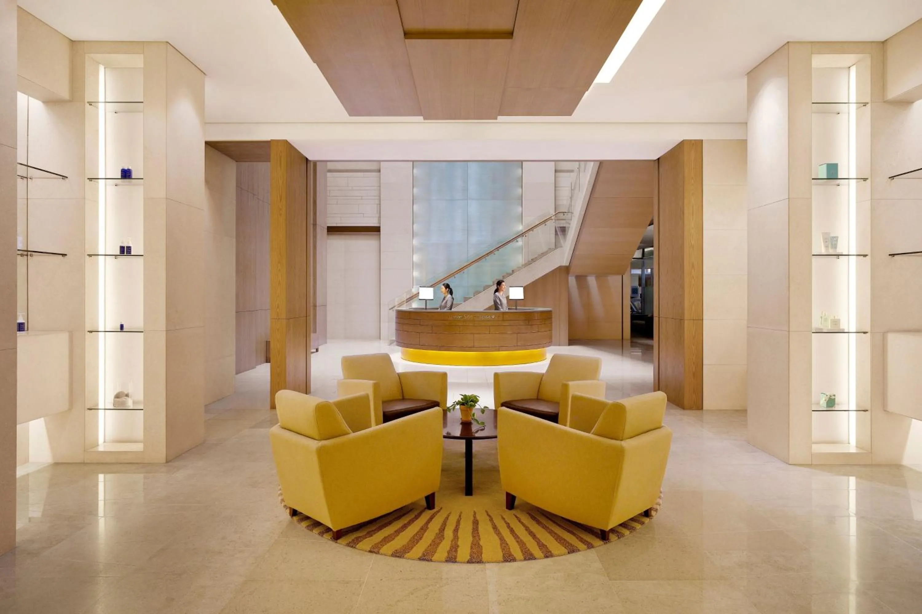 Lobby or reception in Marriott Executive Apartment Seoul