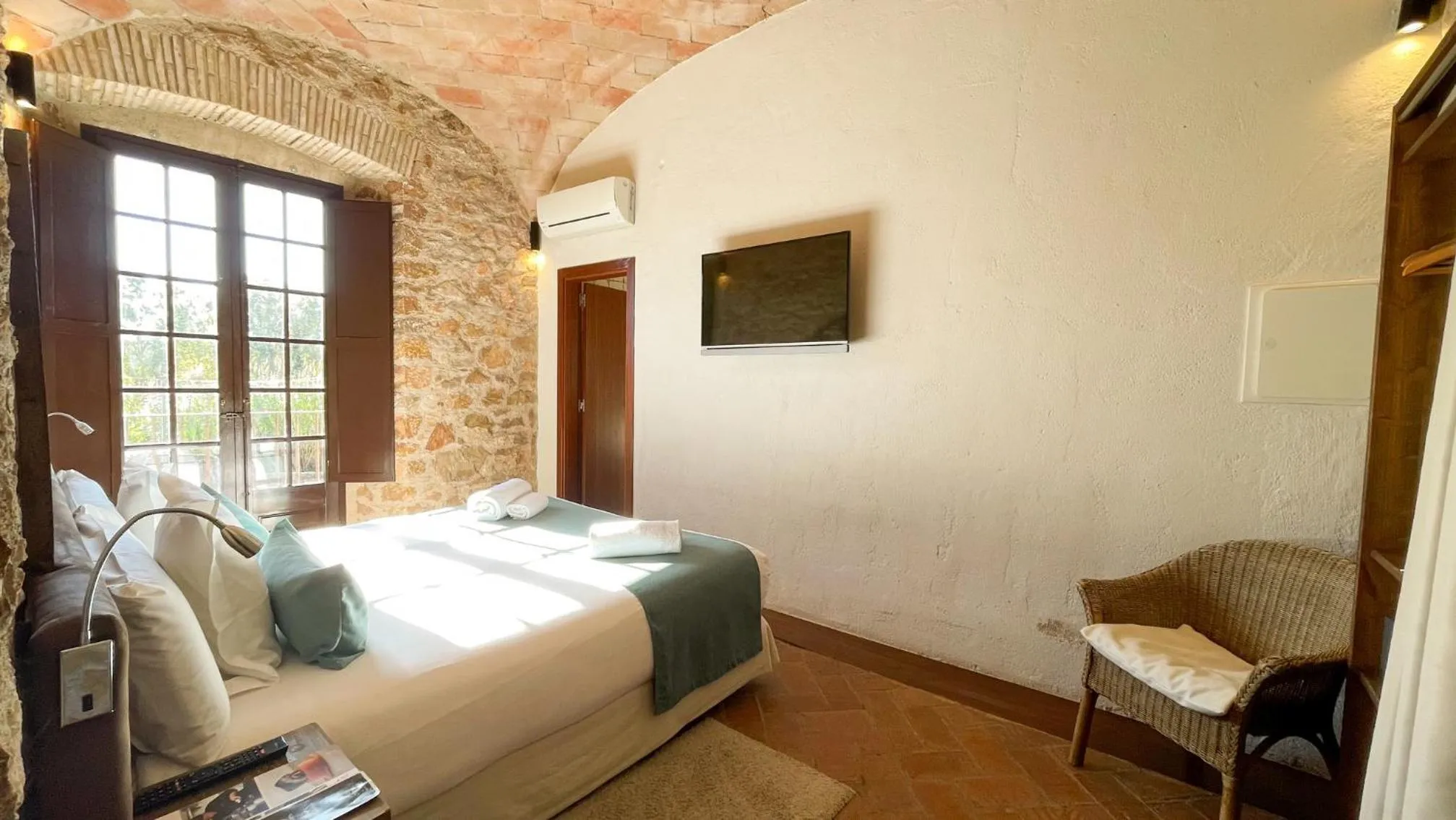 Bed in Hotel Molí de l'Escala