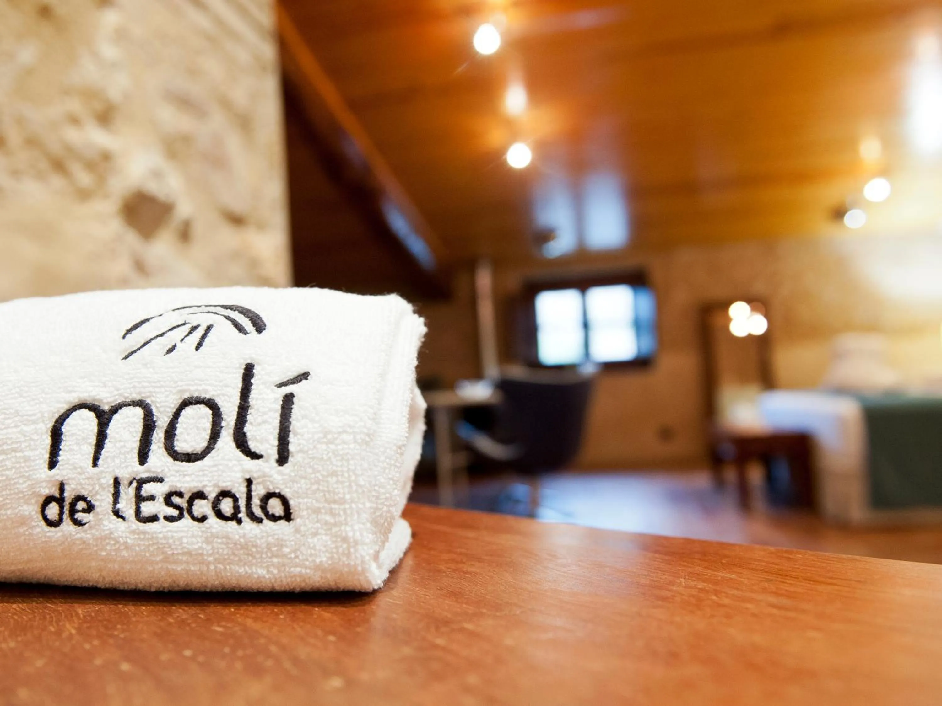 Decorative detail in Hotel Molí de l'Escala