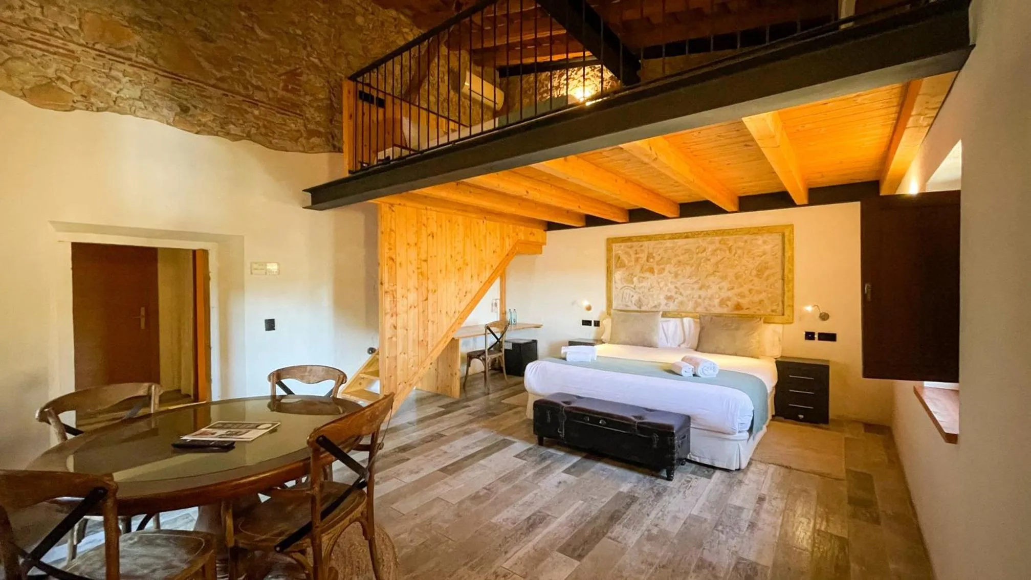 Bed in Hotel Molí de l'Escala