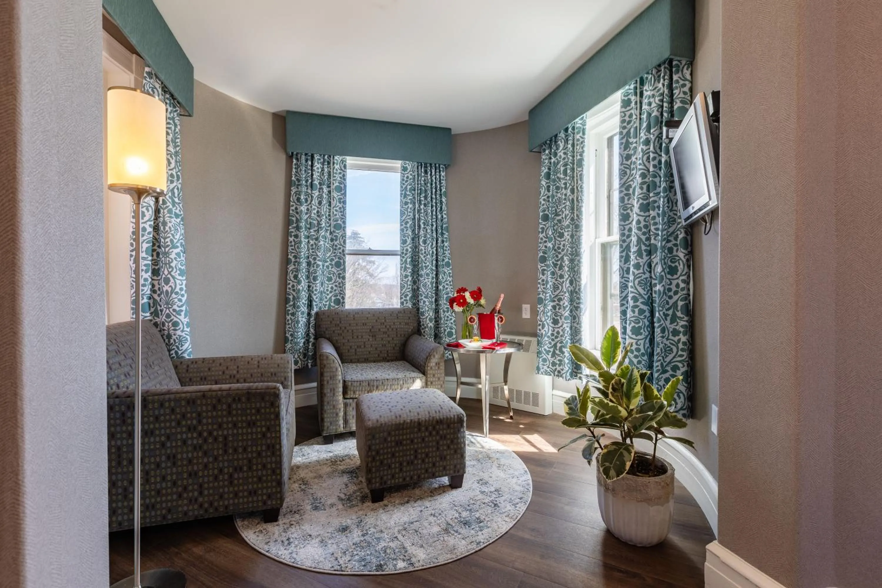 Seating area in The Centennial Hotel