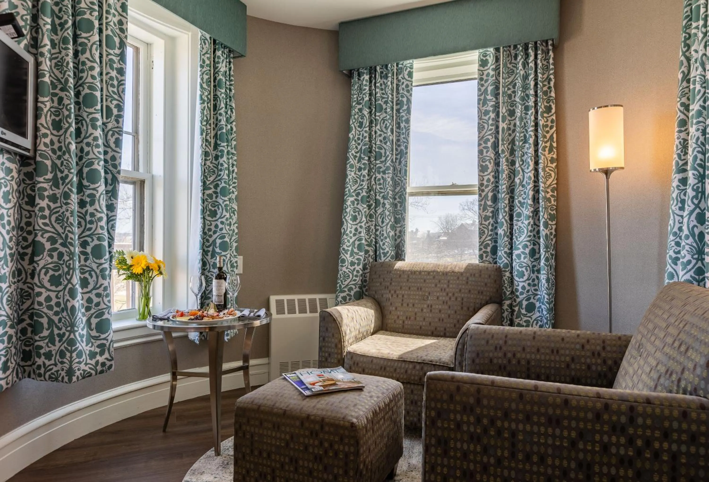 Seating area in The Centennial Hotel
