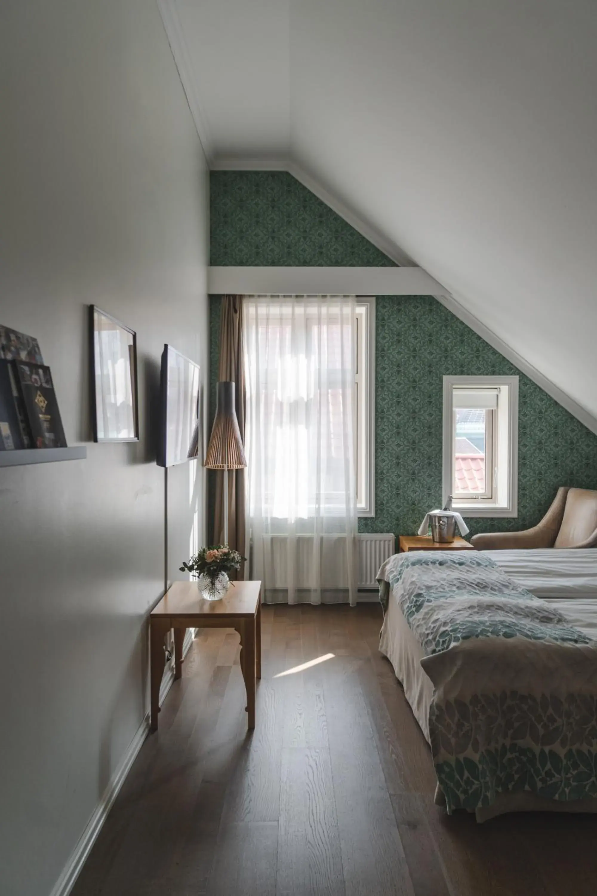 Photo of the whole room, Bed in Grand Hotel Egersund Photo of the whole room, Bed in Grand Hotel Egersund