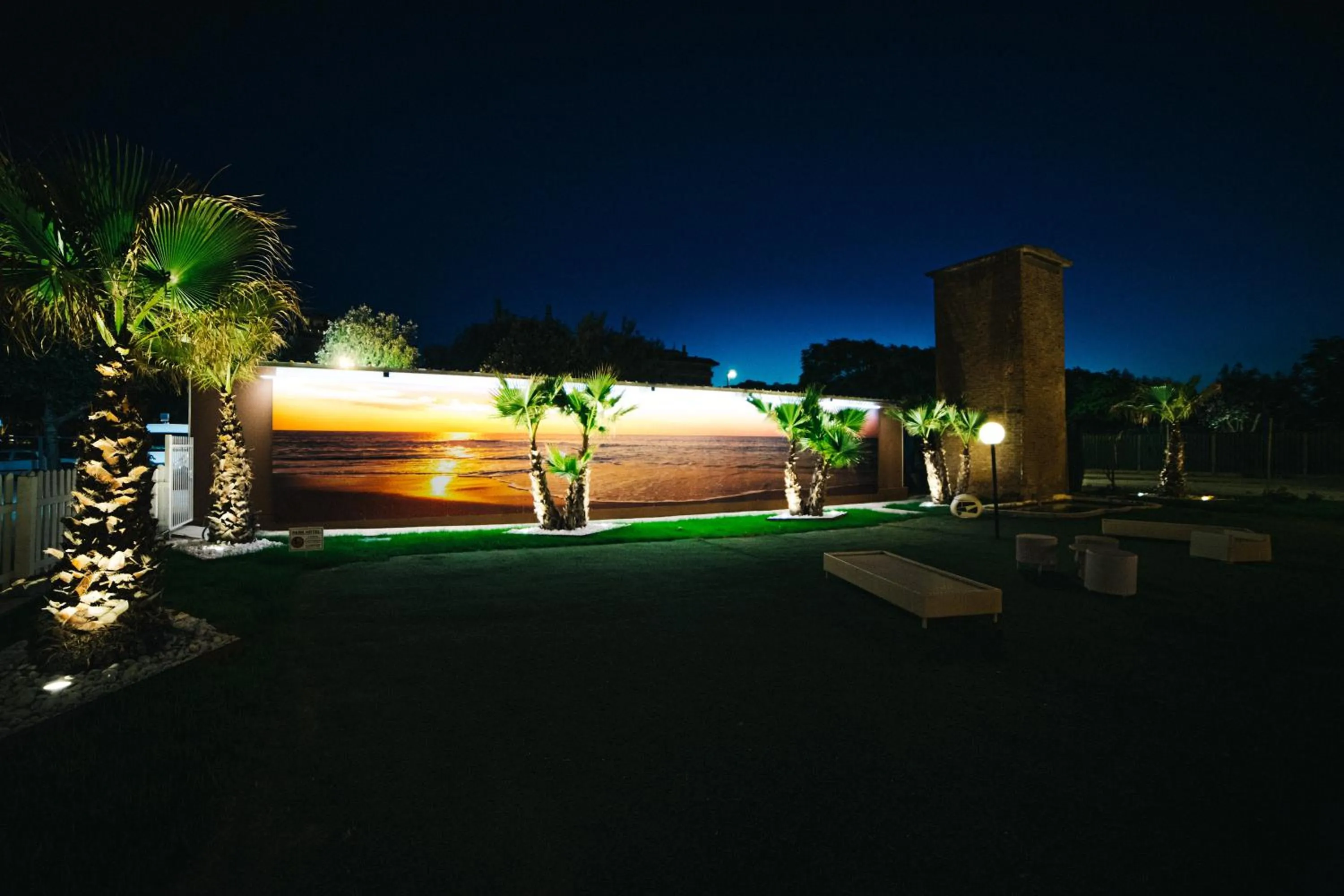 Garden in Hotel Park