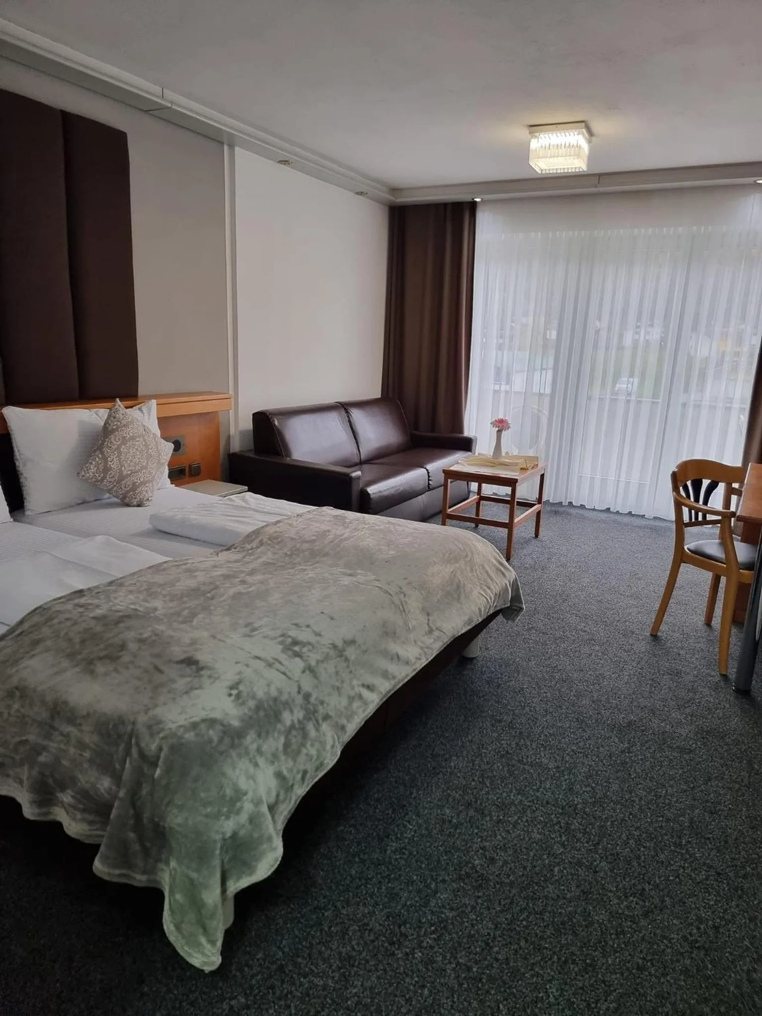 Bedroom, Bed in Haiminger Hof