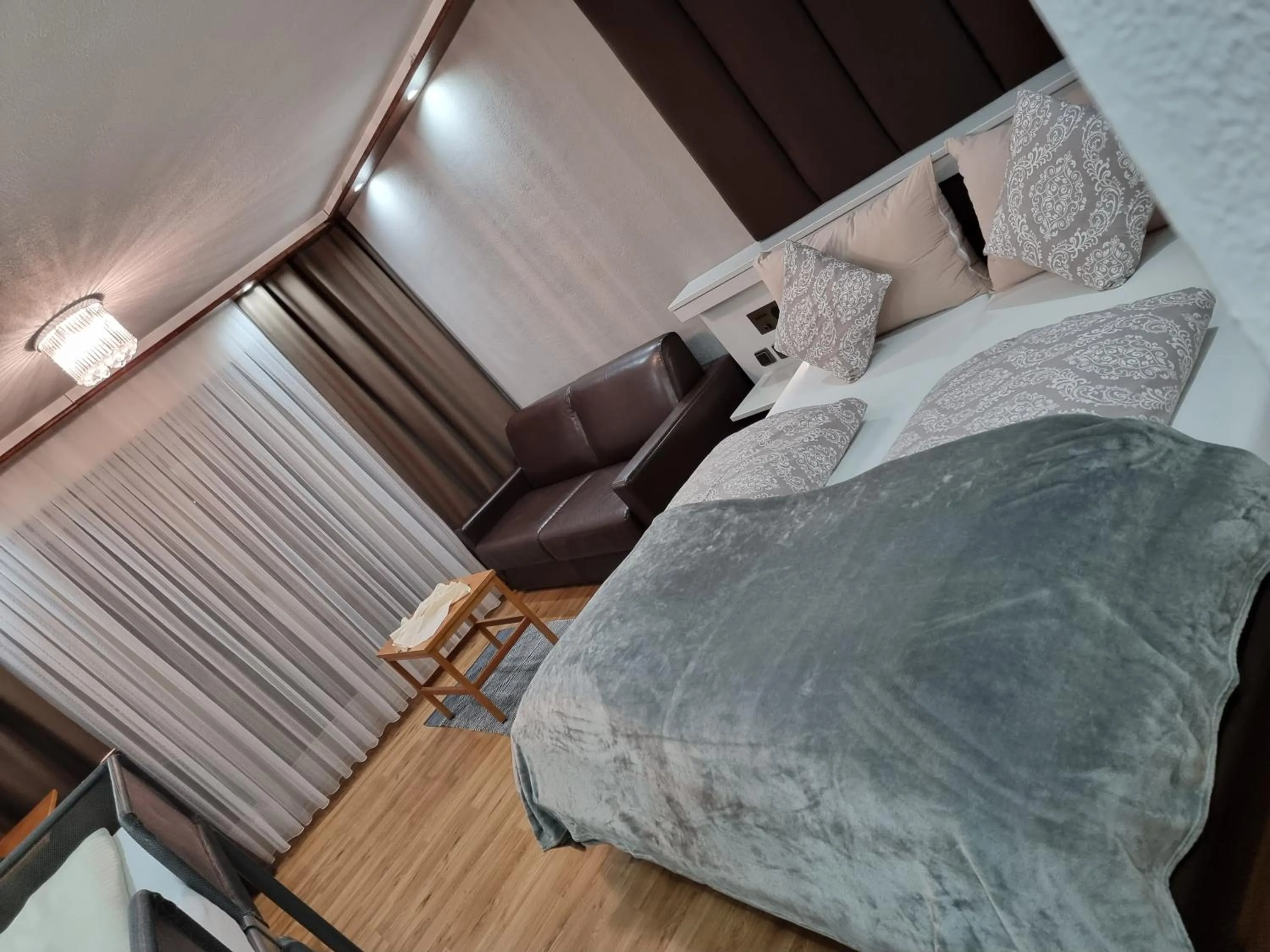 Living room, Bed in Haiminger Hof