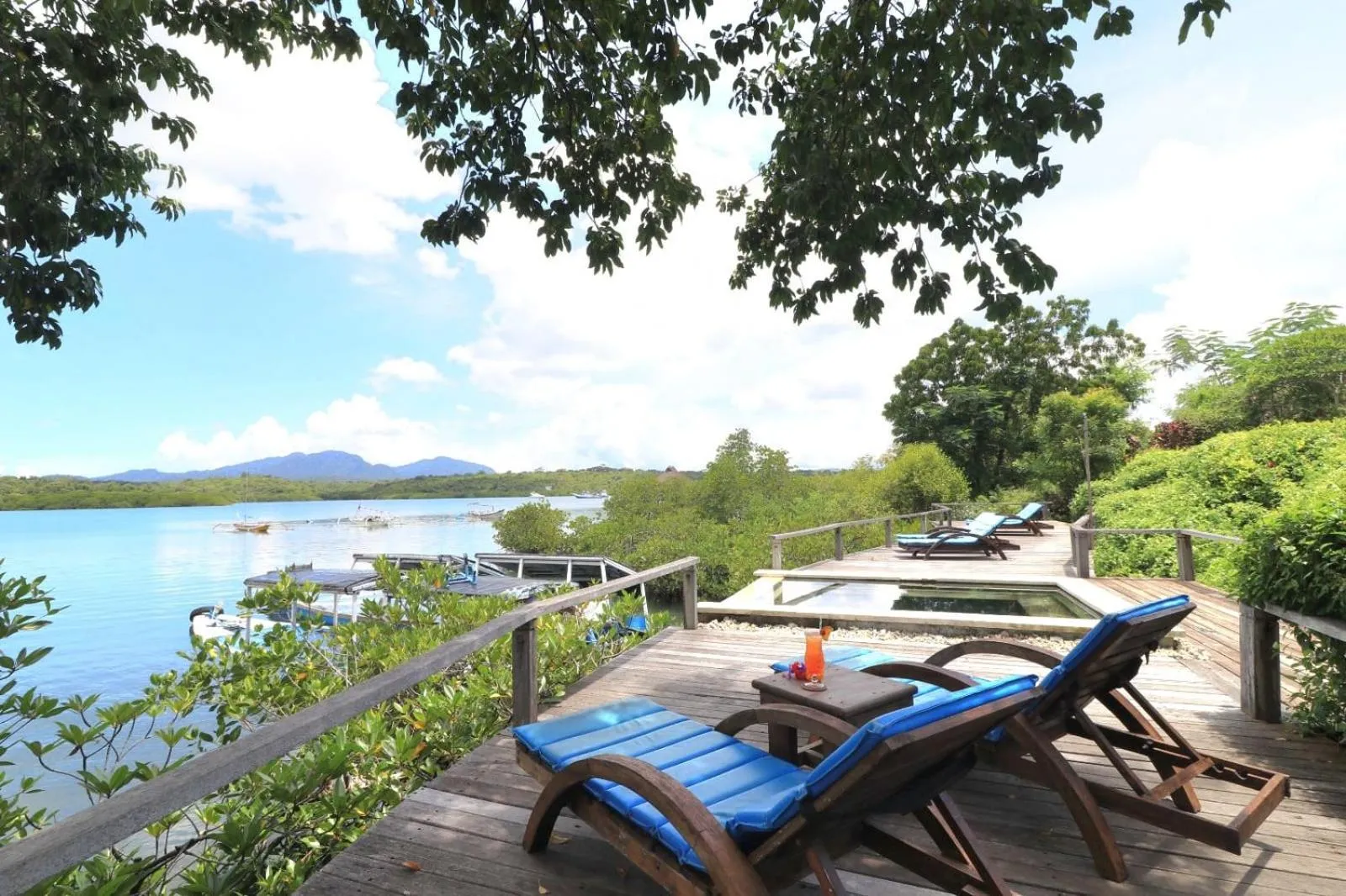 sunbed in Naya Gawana Resort & Spa