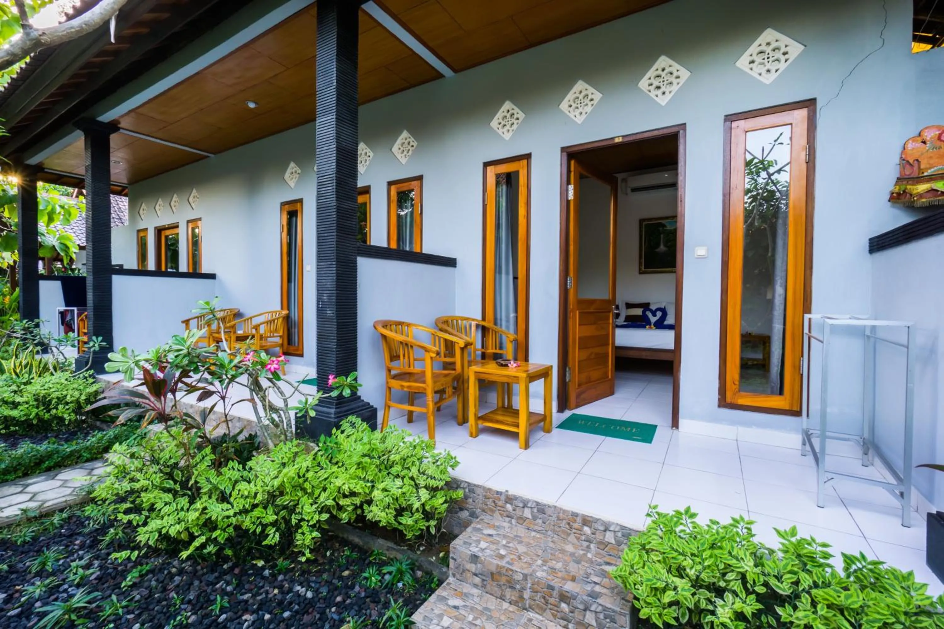 Balcony/Terrace in Nusa Bagus Homestay Lembongan