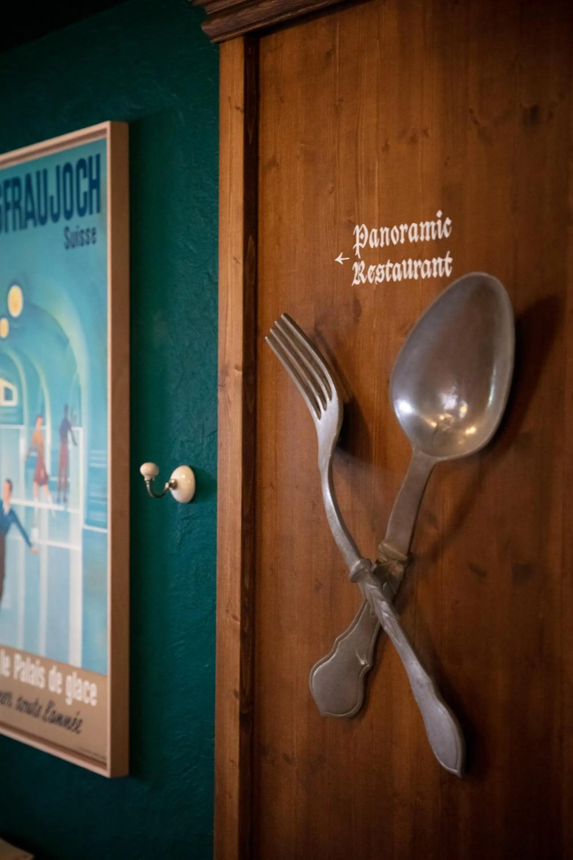 Decorative detail in Hotel Drei Berge