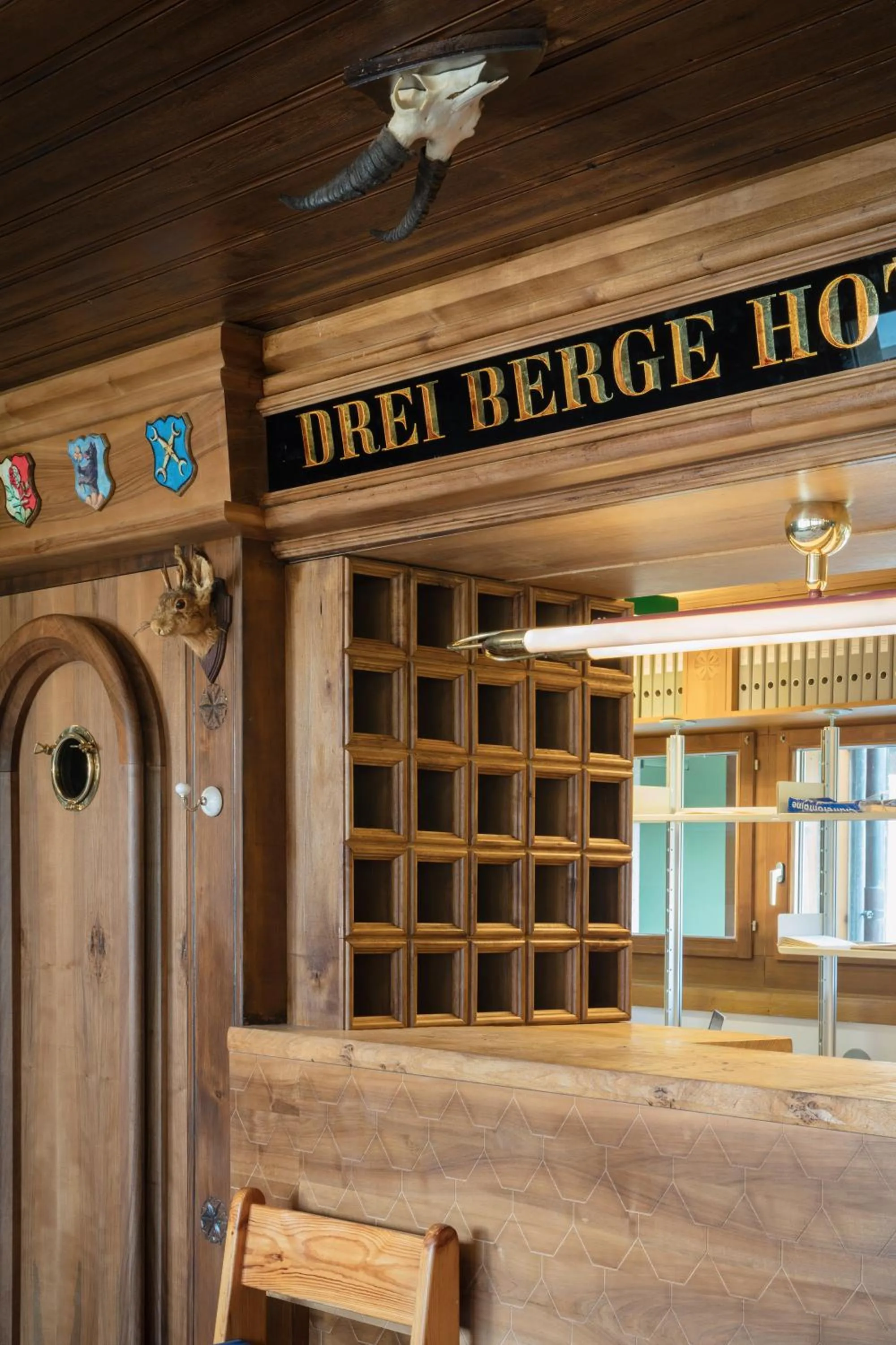 Lobby or reception in Hotel Drei Berge
