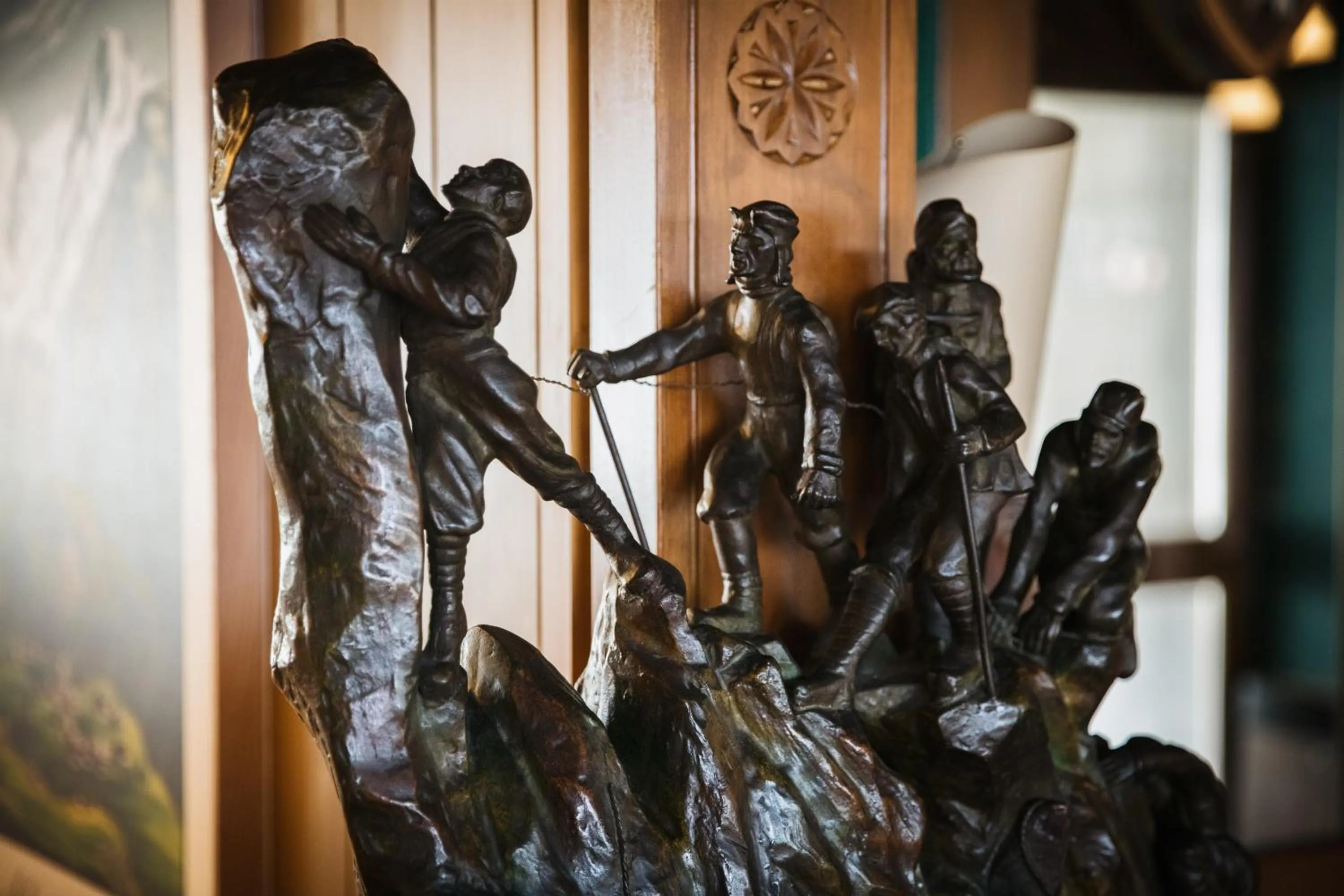 Decorative detail in Hotel Drei Berge