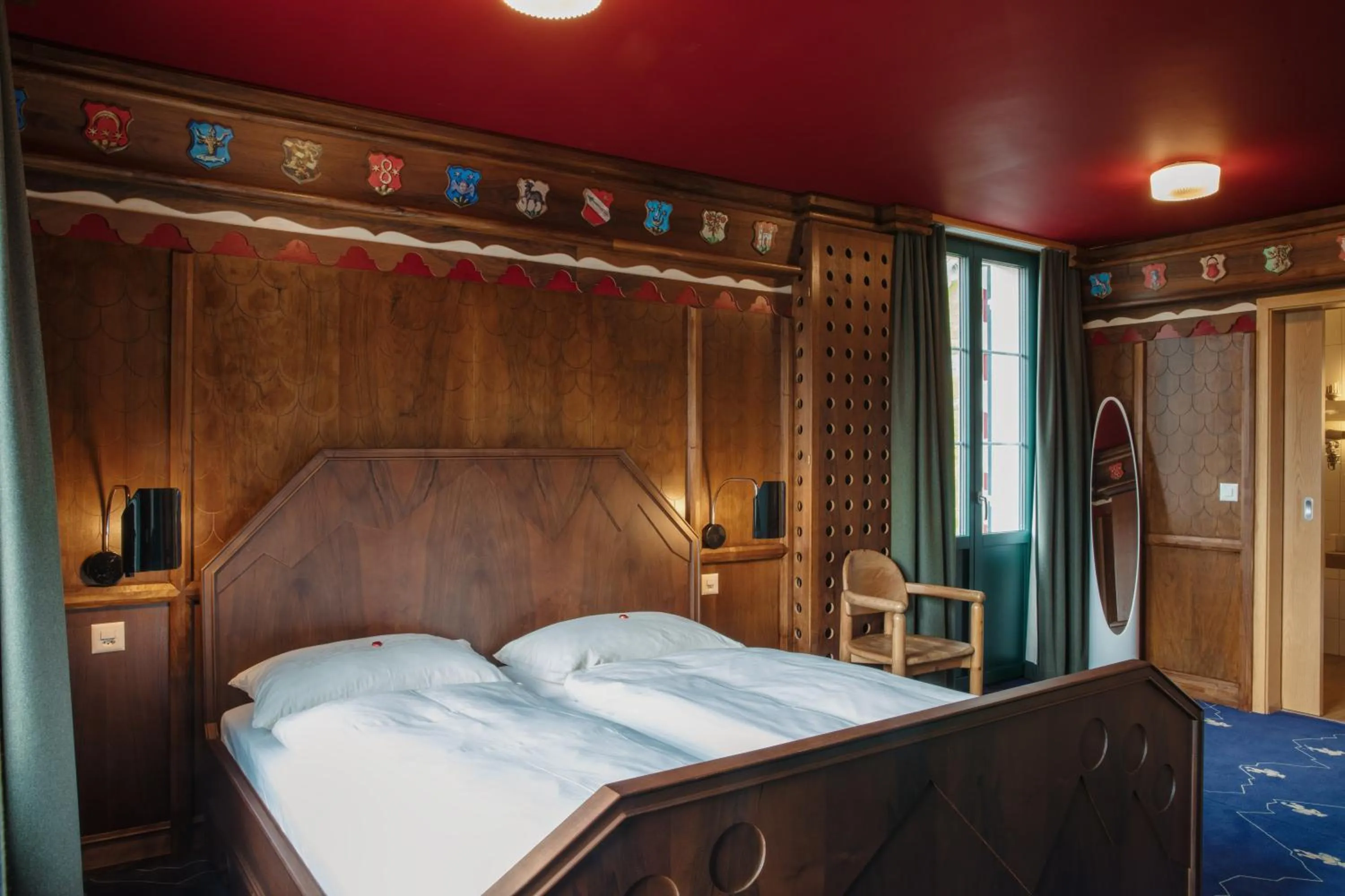 Bed in Hotel Drei Berge