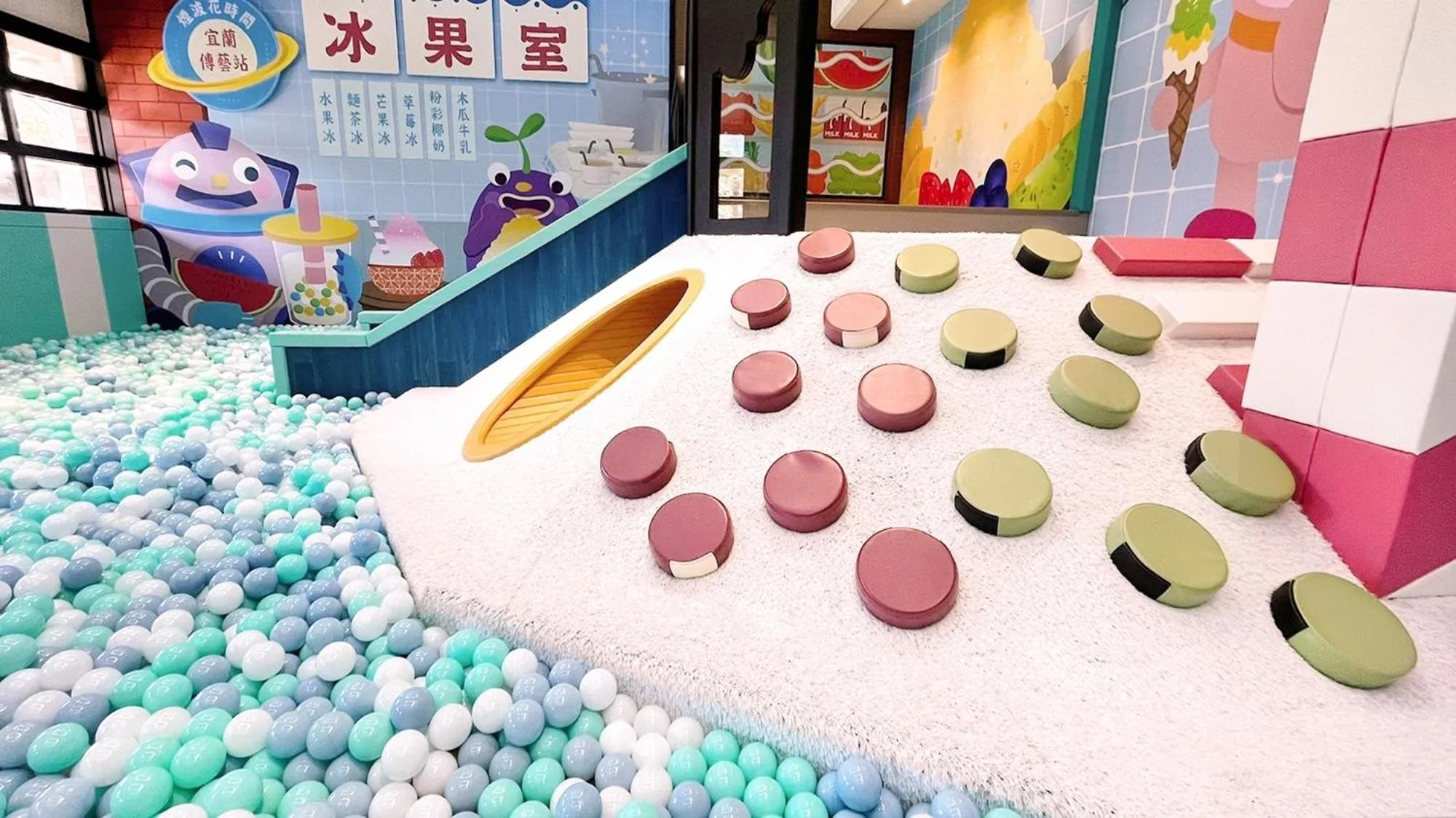 Children play ground in The Moment Hotel Yilan by Lakeshore