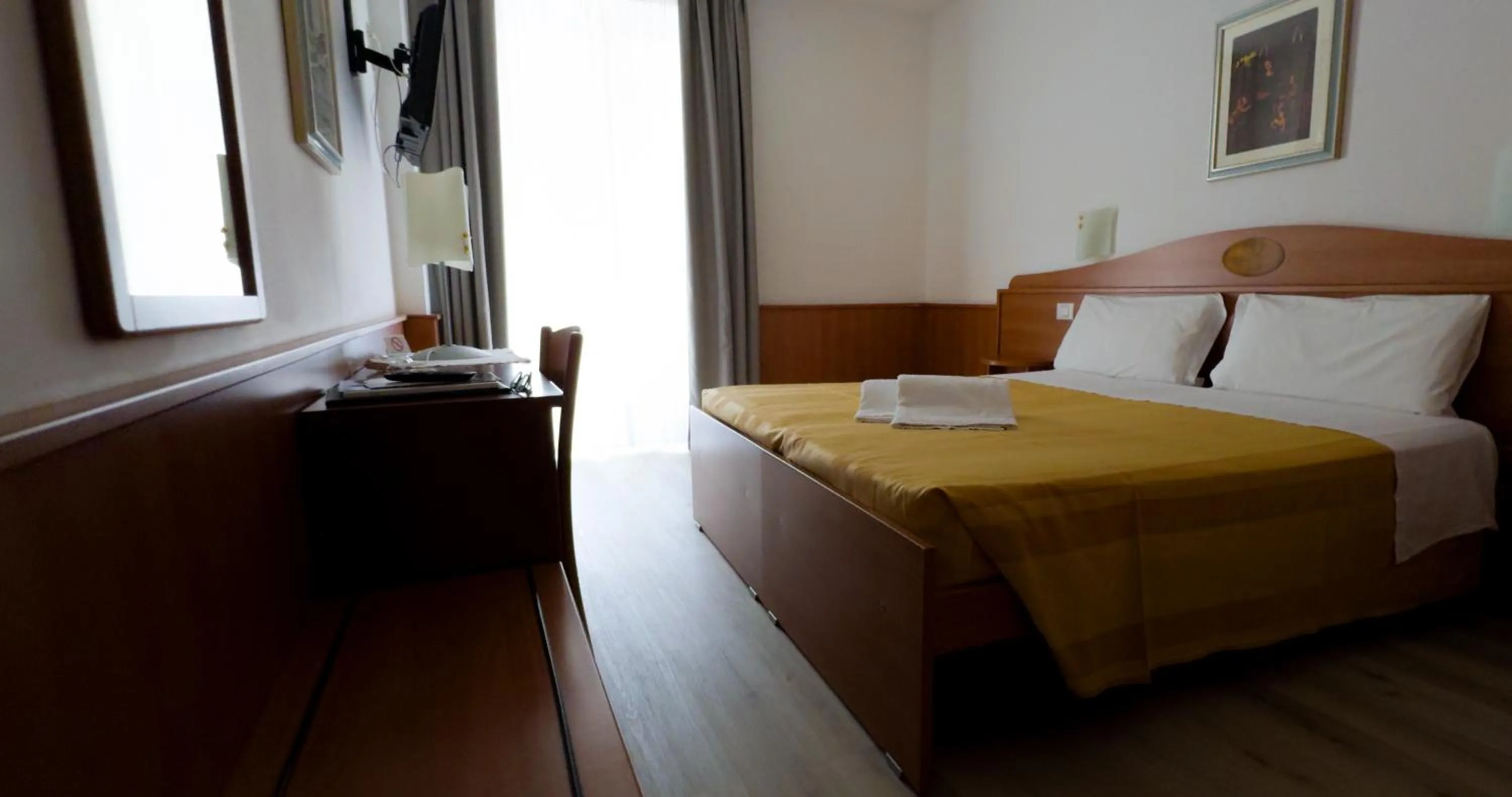 Bed in Hotel Leonardo Da Vinci Wellness SPA