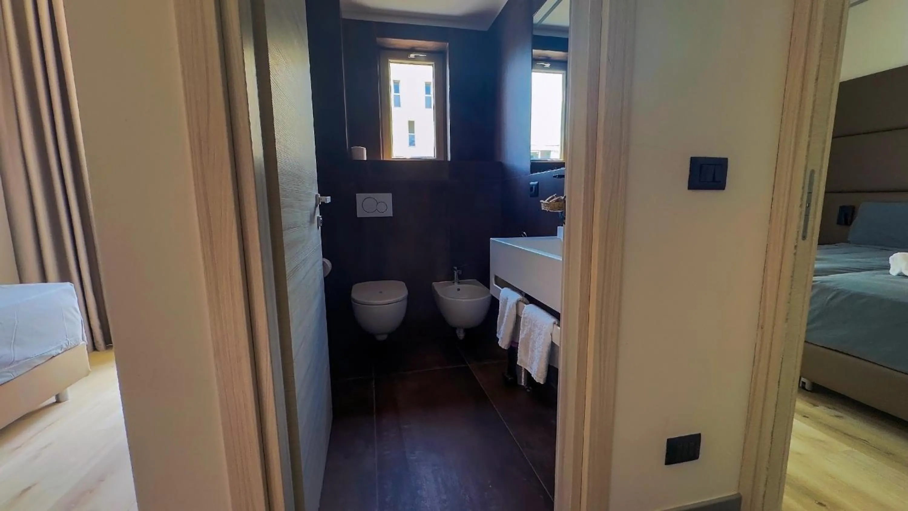 Bed in Hotel Leonardo Da Vinci Wellness SPA