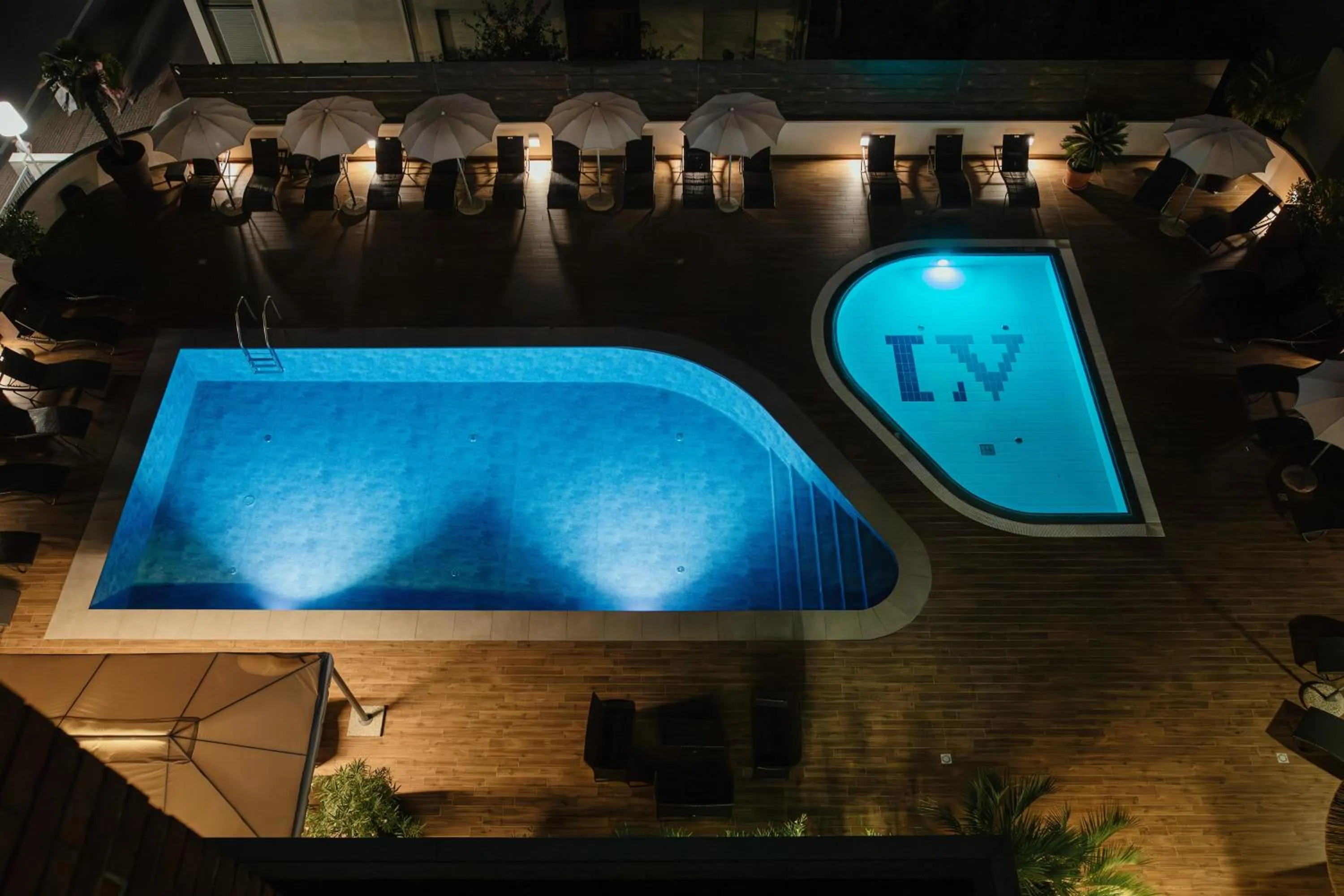 Open Air Bath in Hotel Leonardo Da Vinci Wellness SPA